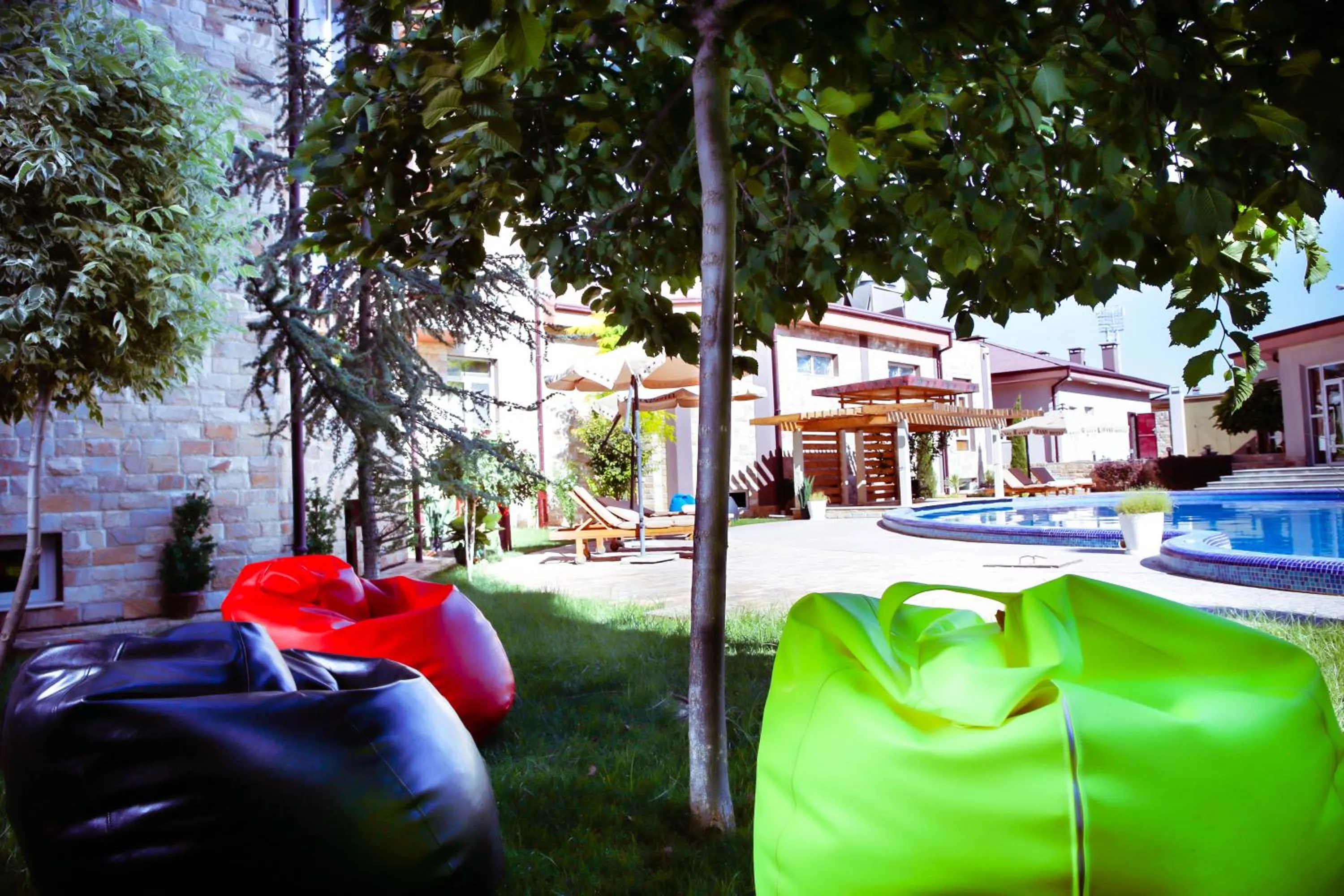 Pool view in Grand M Hotel