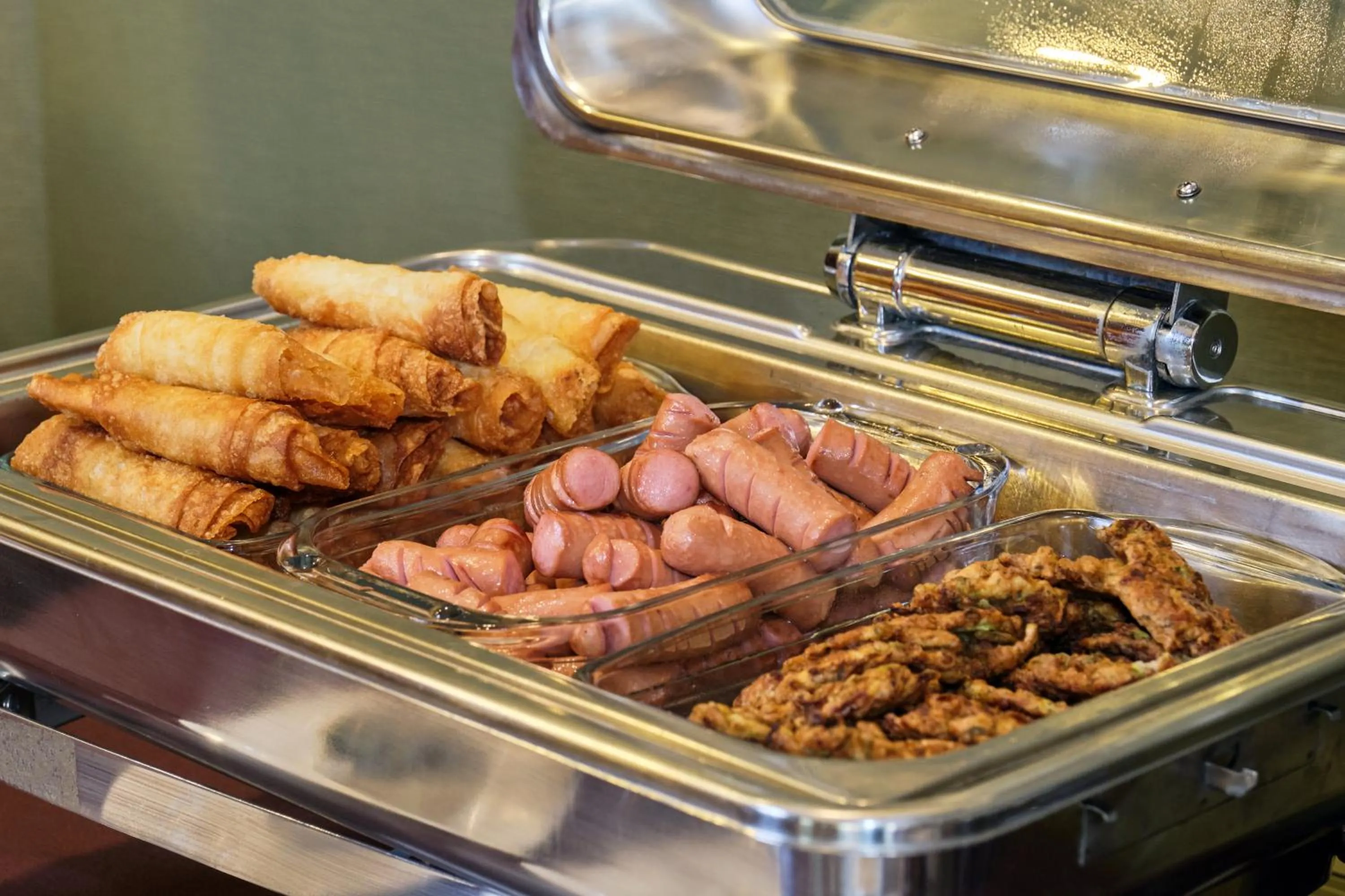 Buffet breakfast in Grand M Hotel