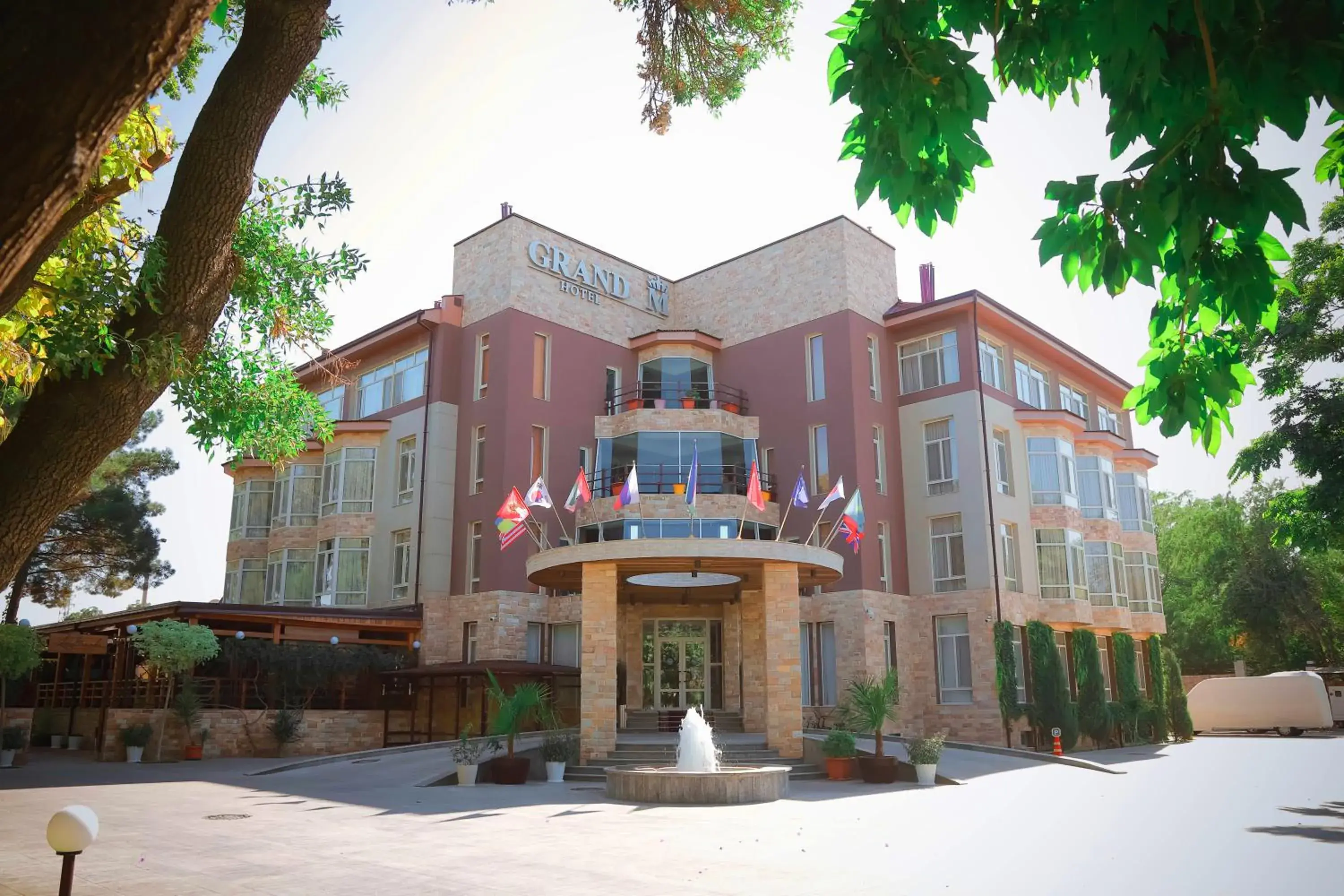 Facade/entrance in Grand M Hotel Facade/entrance in Grand M Hotel