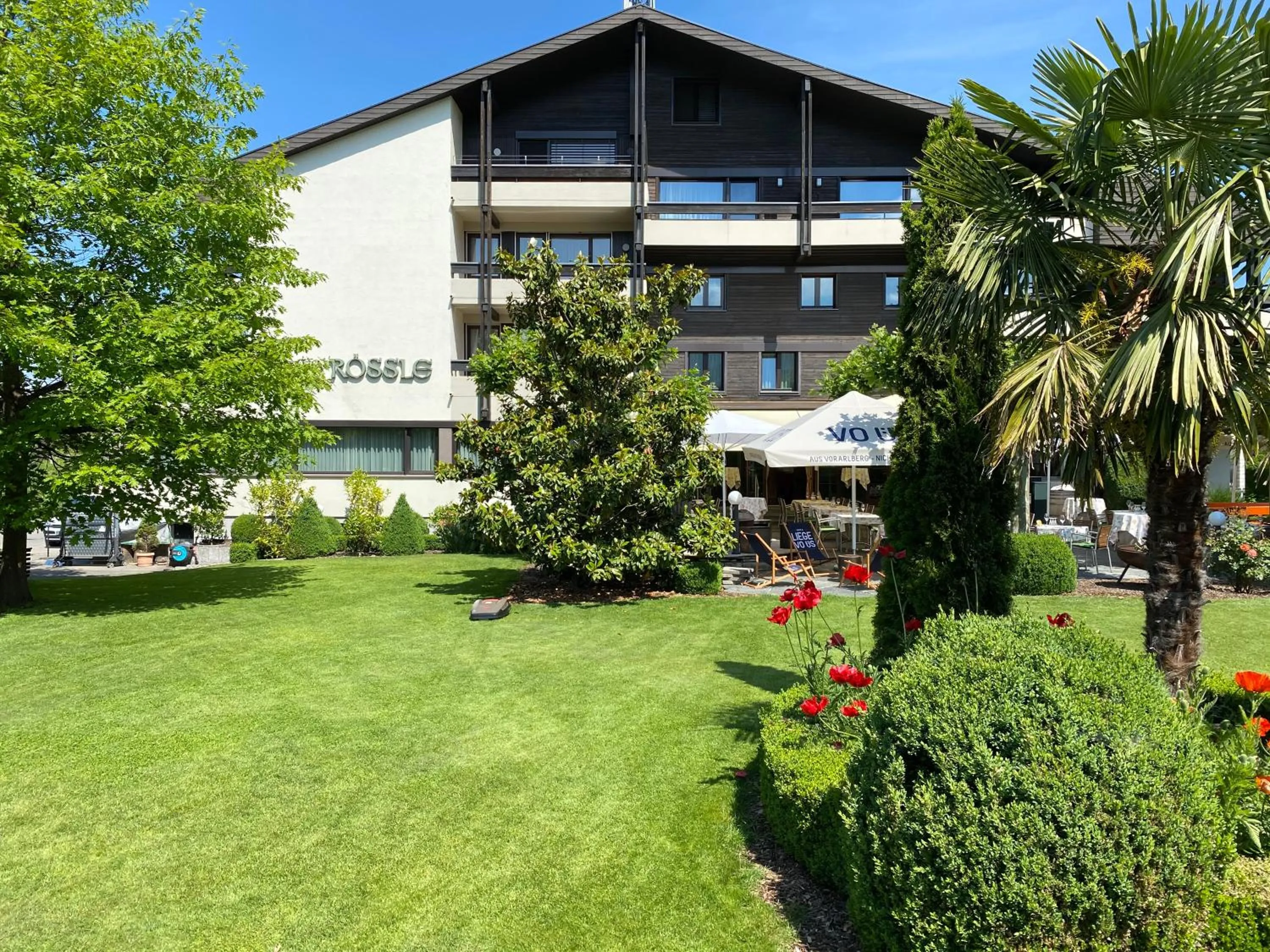 Garden in Hotel Restaurant Rössle