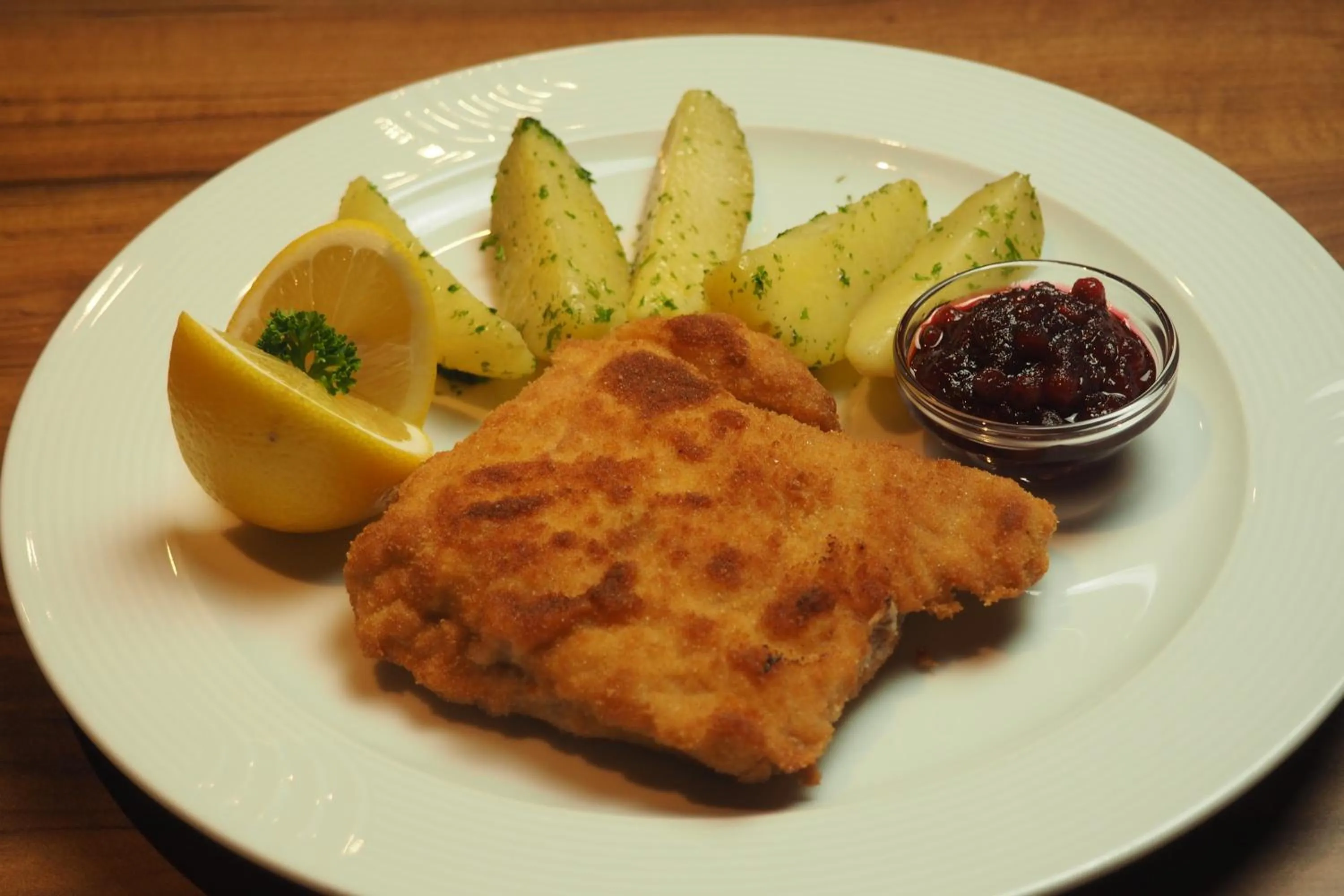 Food close-up in Hotel Restaurant Rössle