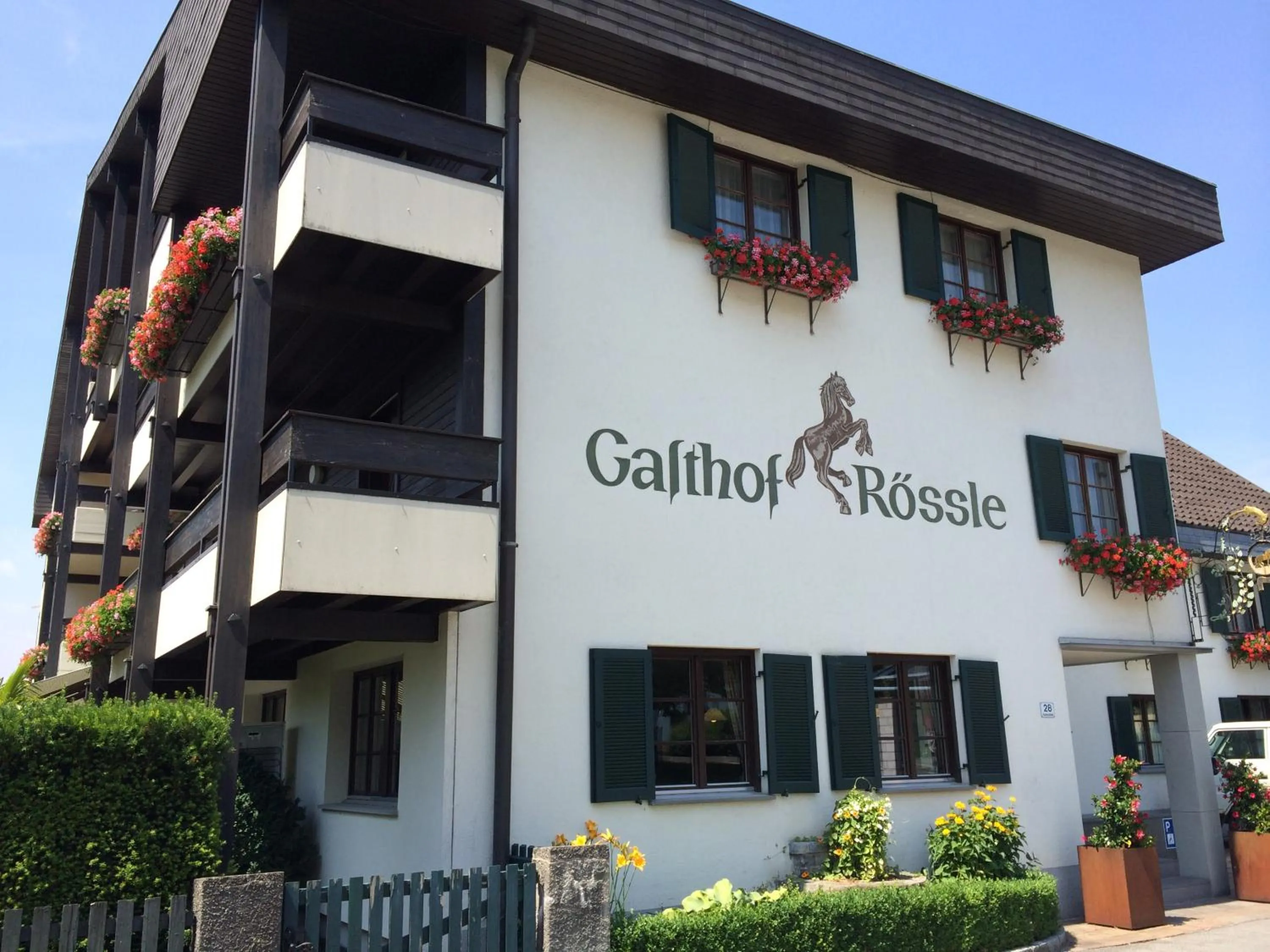 Property building in Hotel Restaurant Rössle