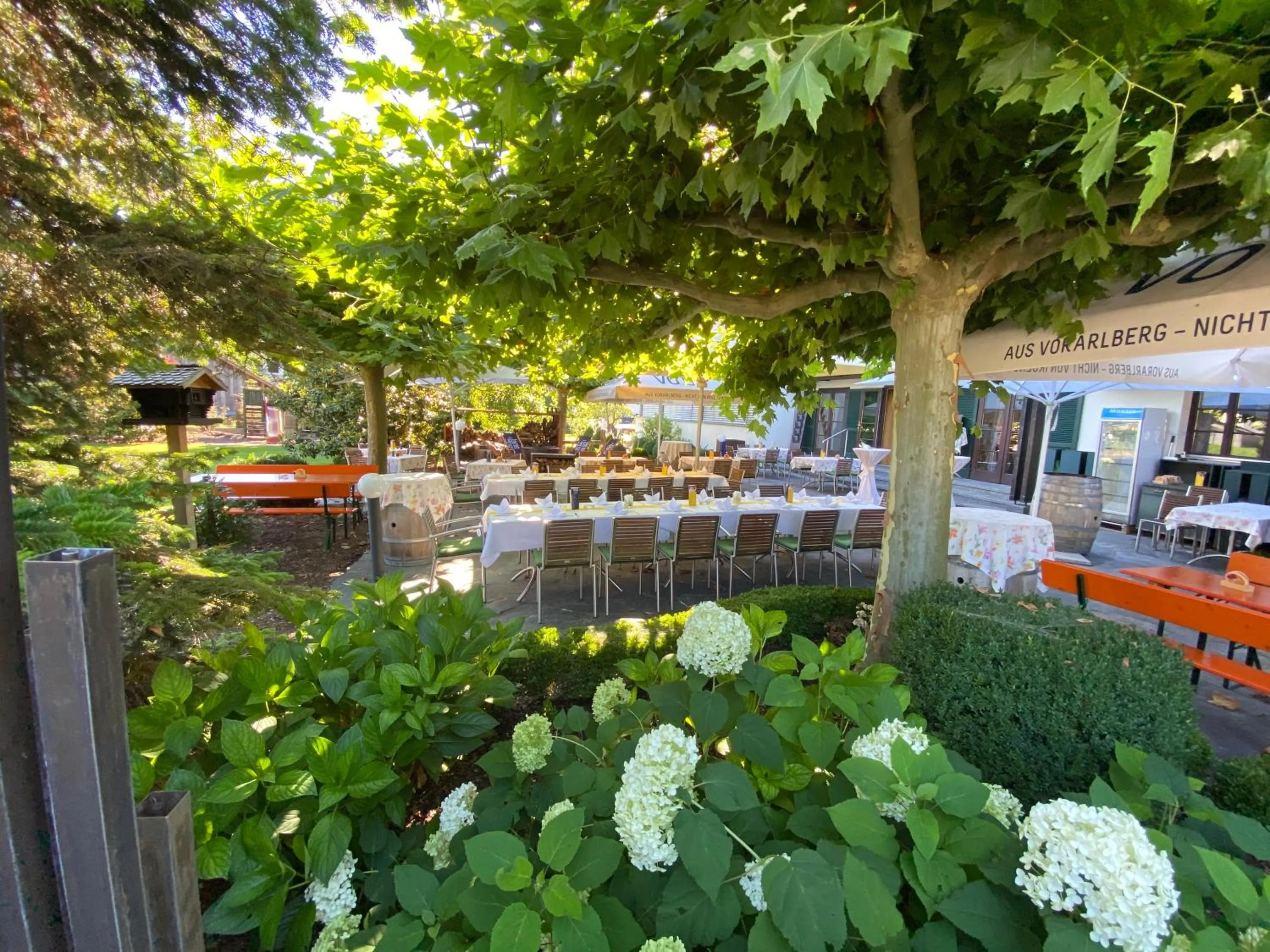 Garden in Hotel Restaurant Rössle