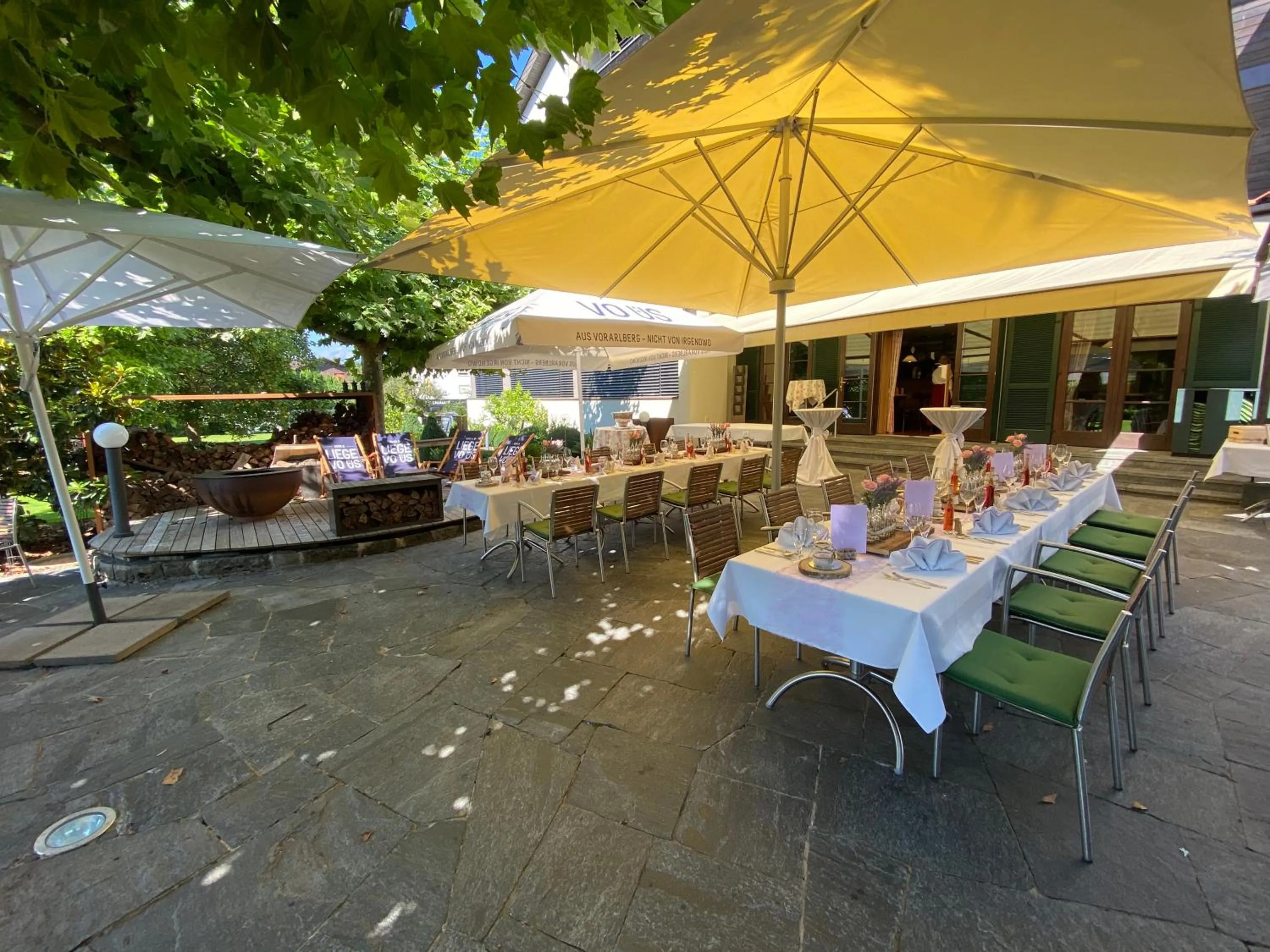 Garden in Hotel Restaurant Rössle