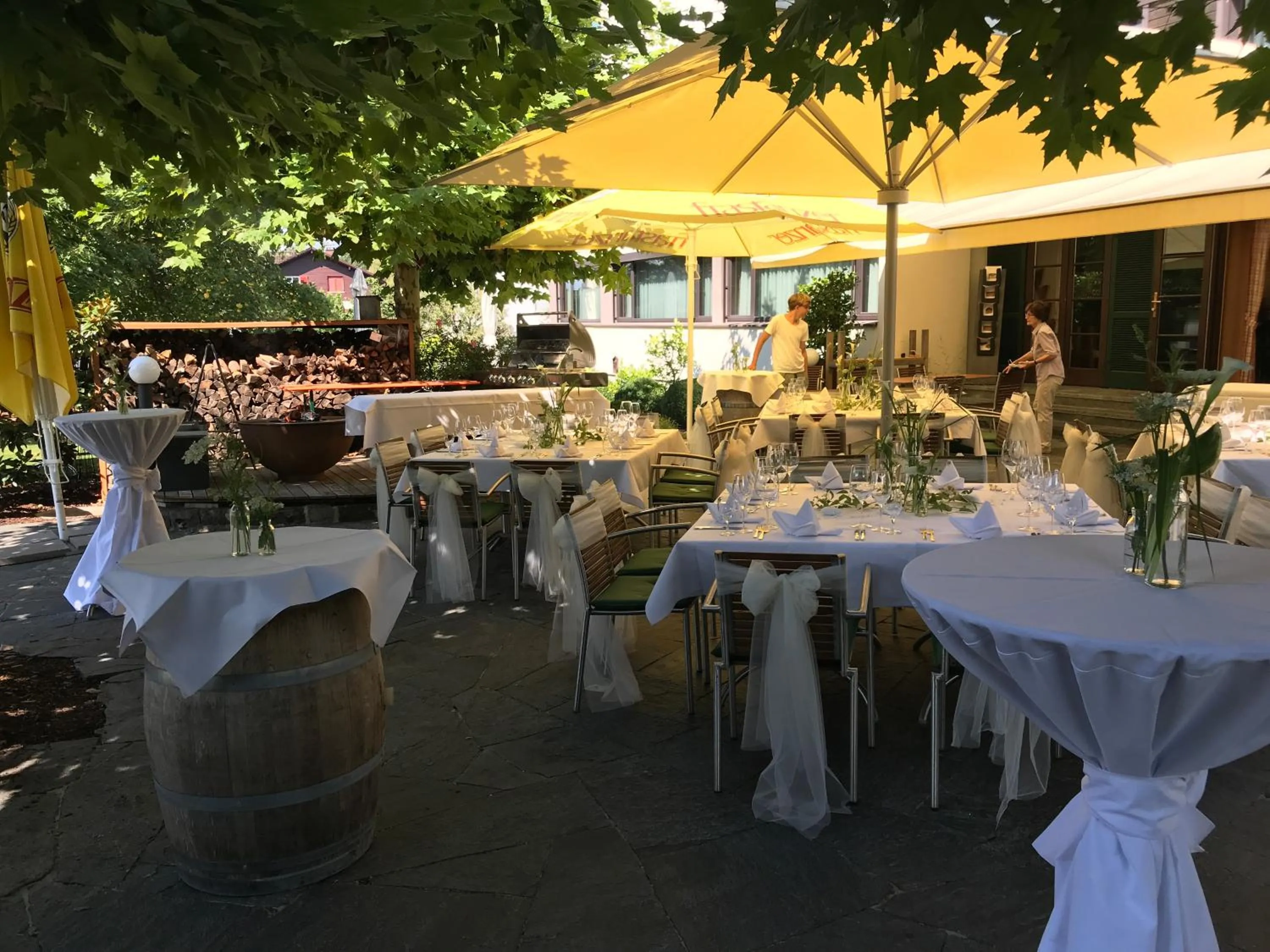 Garden in Hotel Restaurant Rössle