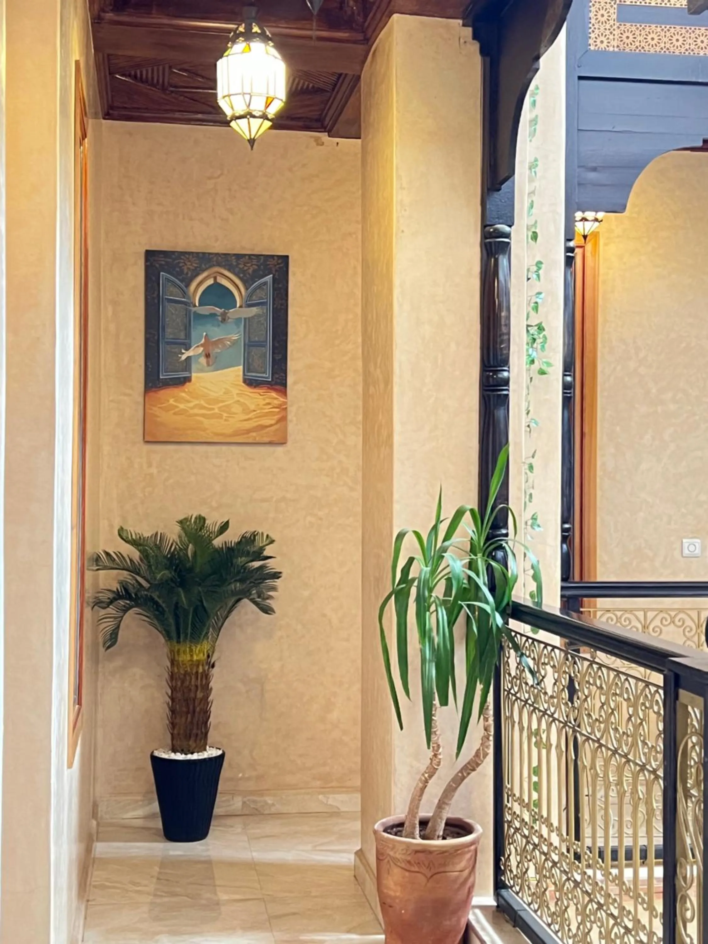 Decorative detail in Riad Alice Terrace & Spa