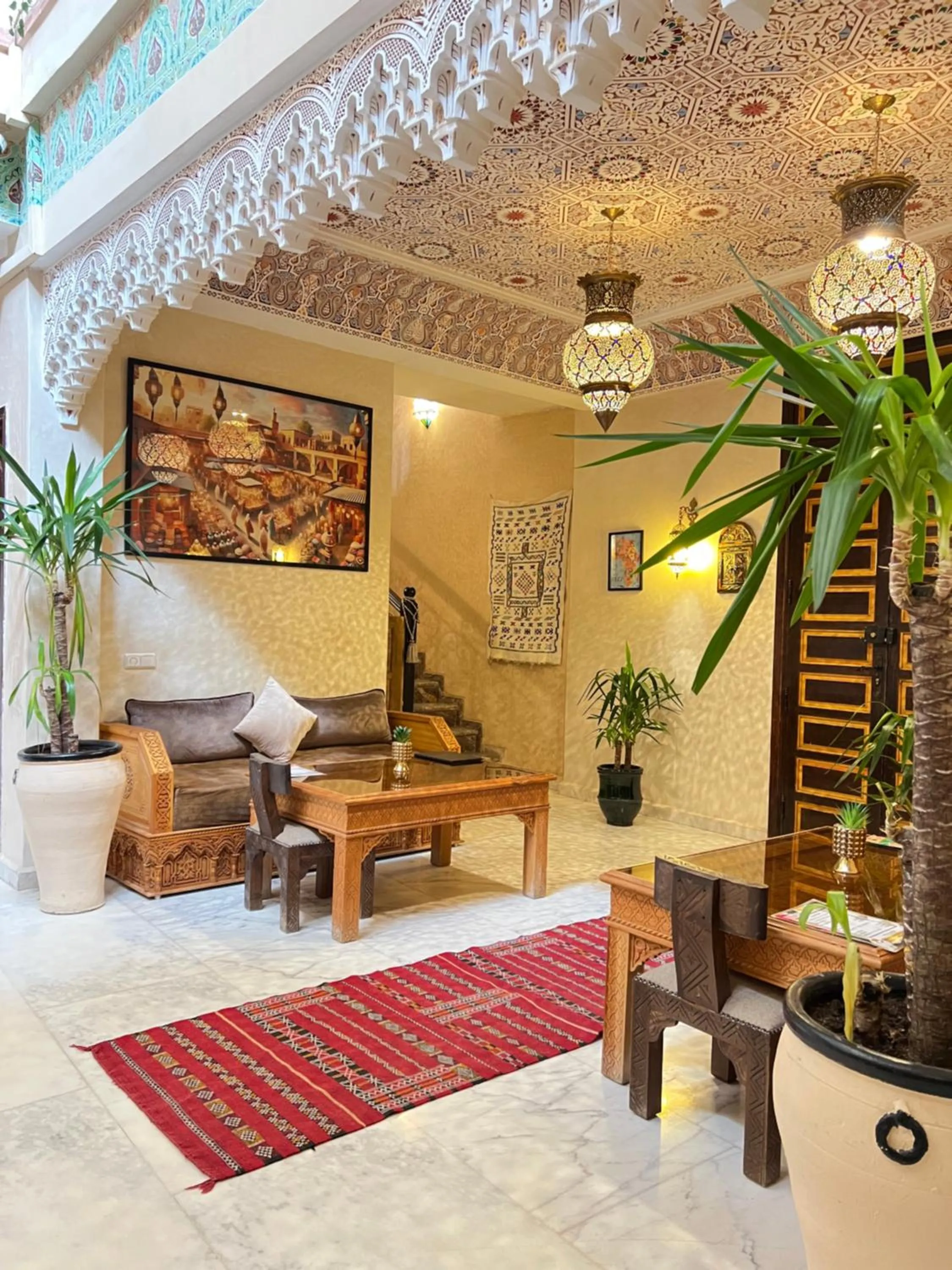 Living room in Riad Alice Terrace & Spa