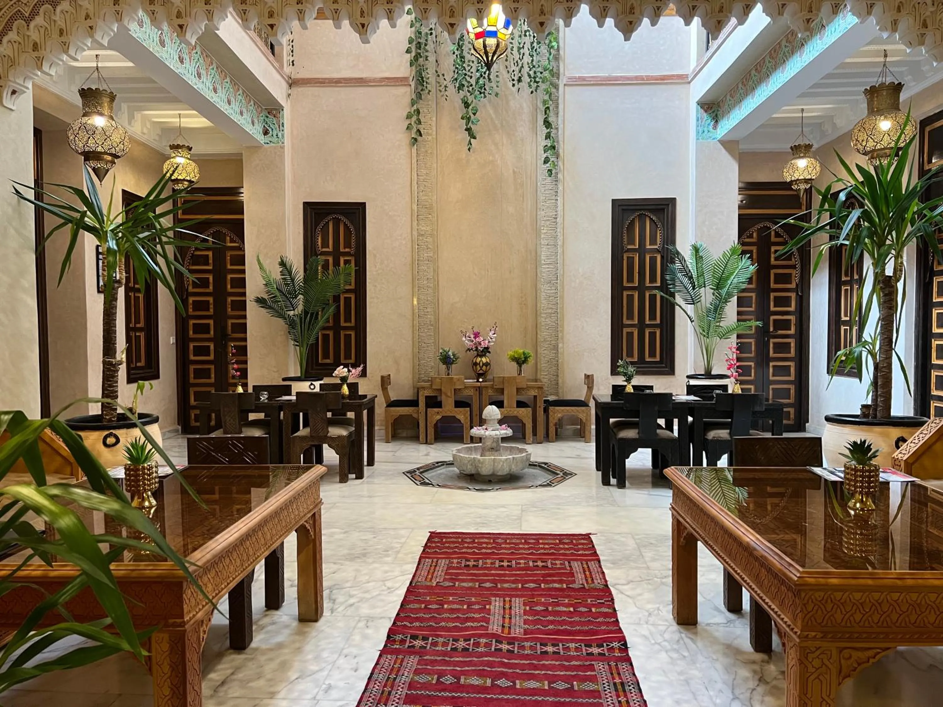 Living room in Riad Alice Terrace & Spa