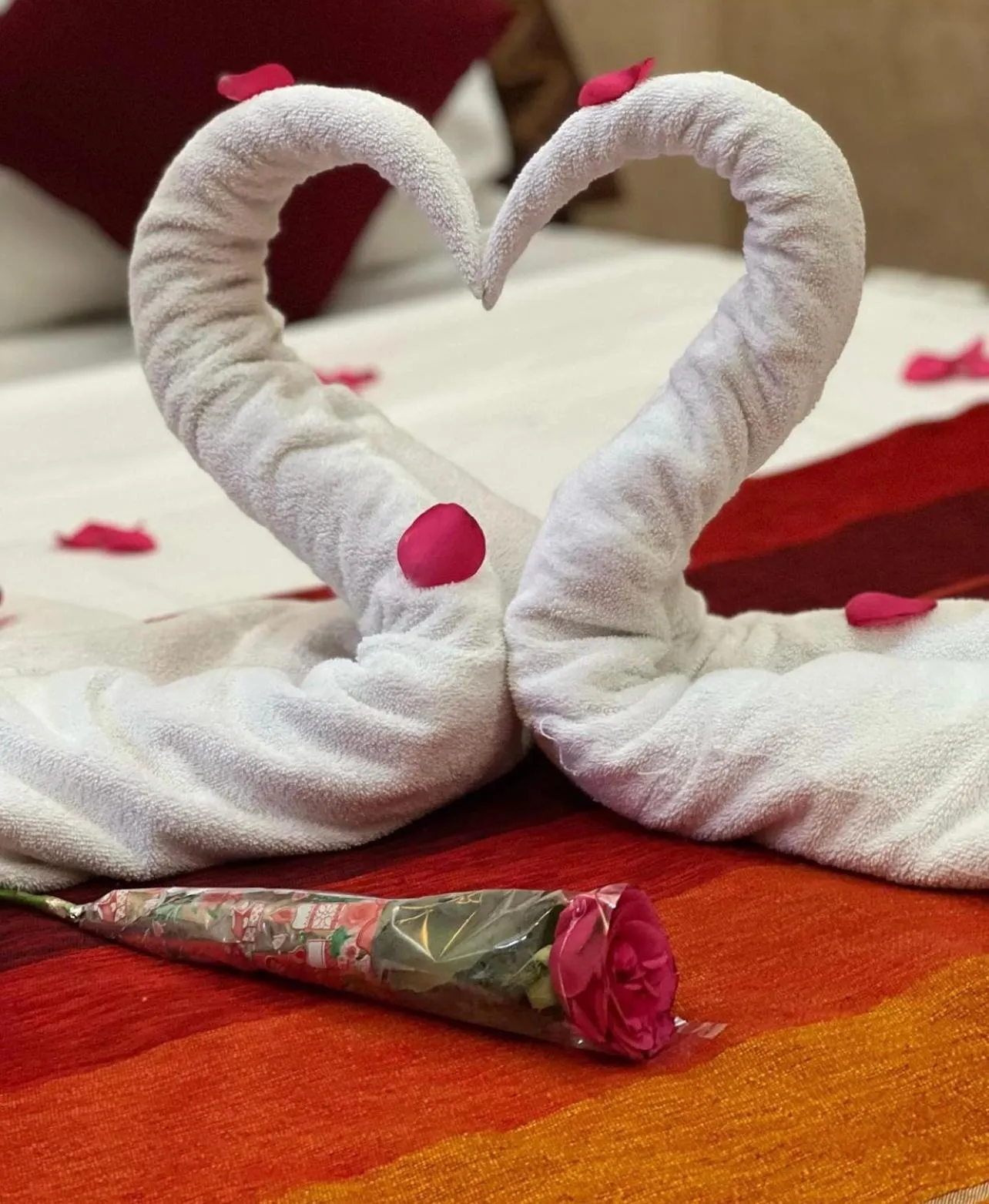 Bed in Riad Alice Terrace & Spa