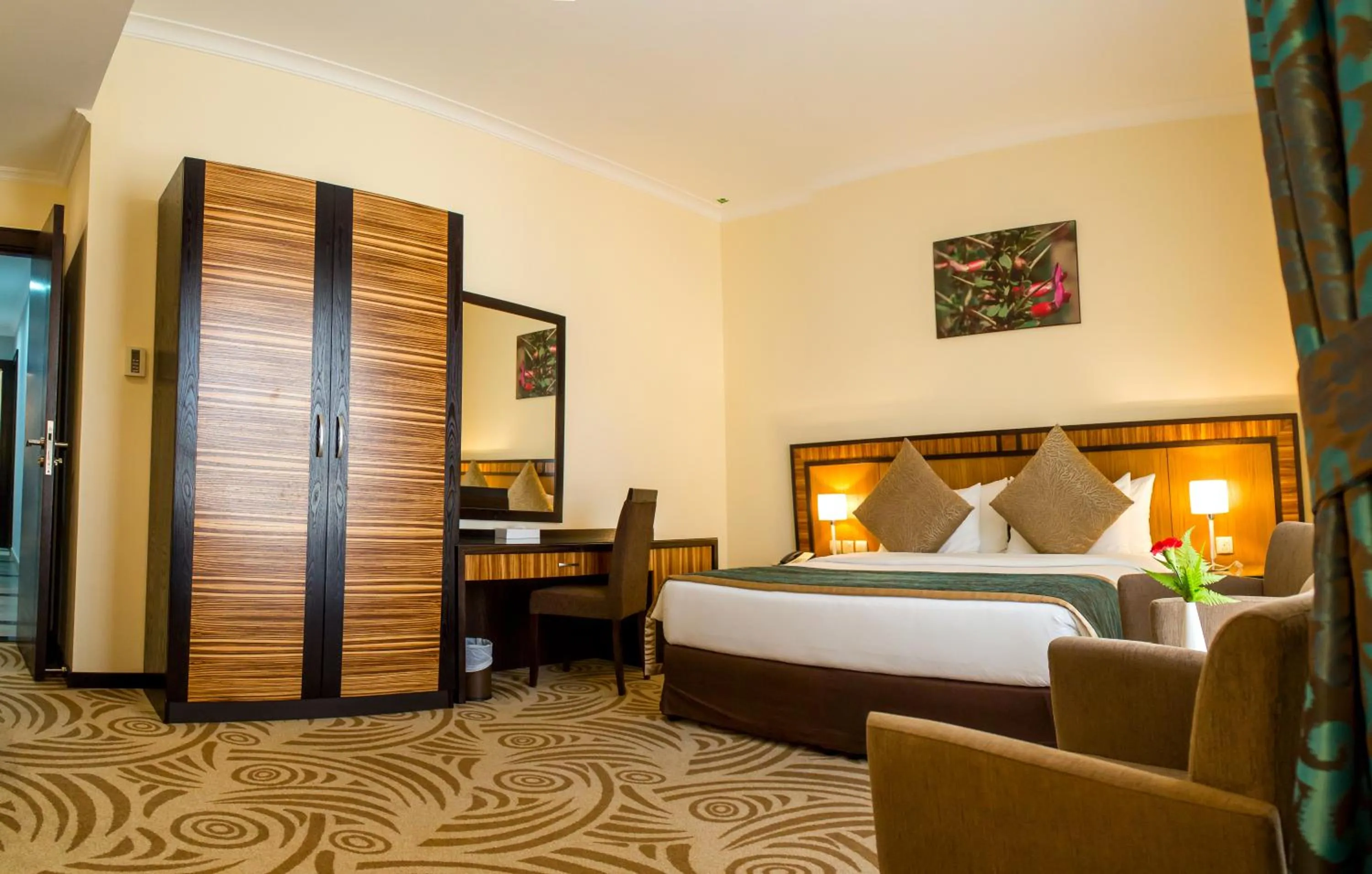 Photo of the whole room, Bed in Al Majaz Premiere Hotel Apartments