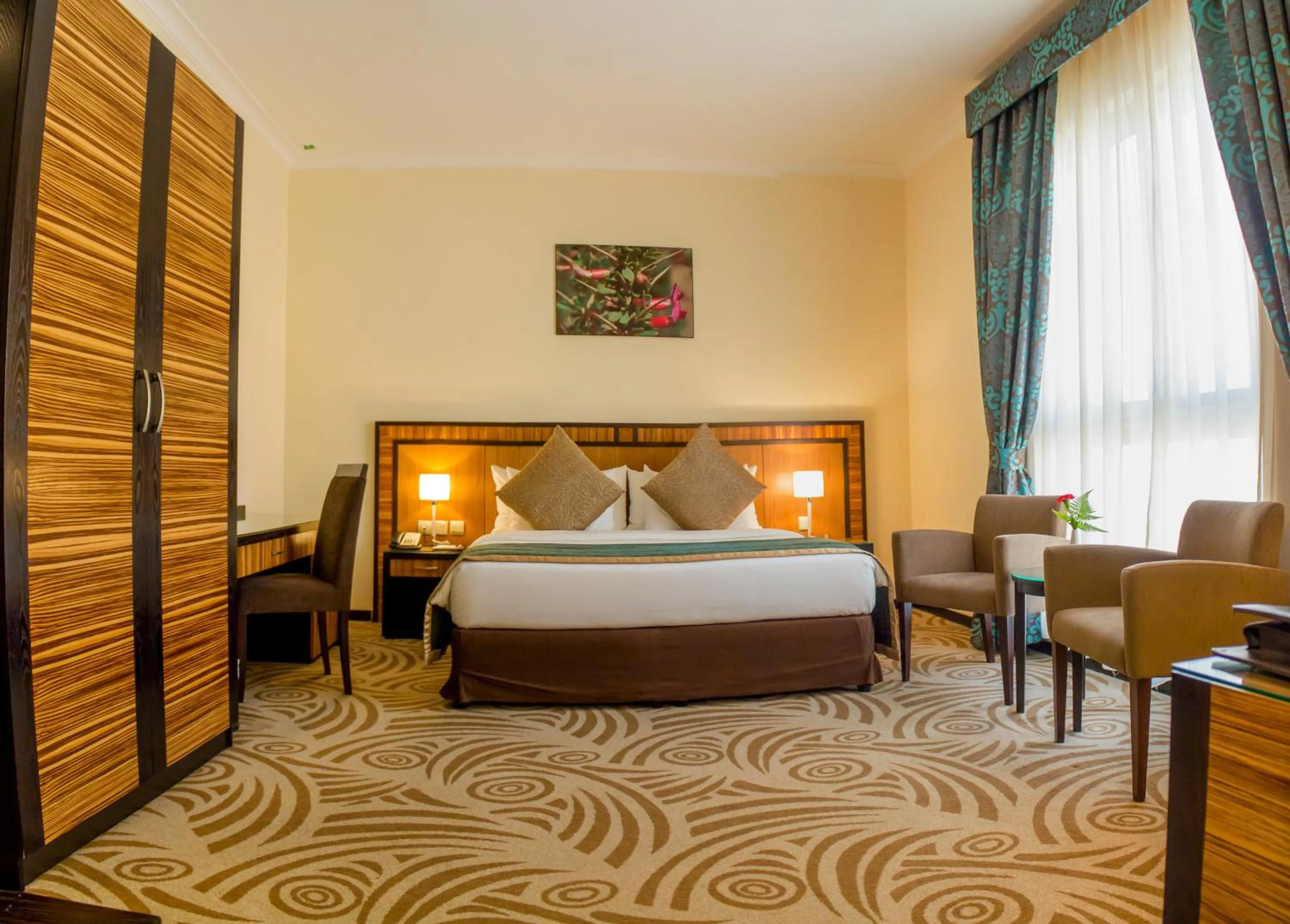 Bedroom, Bed in Al Majaz Premiere Hotel Apartments
