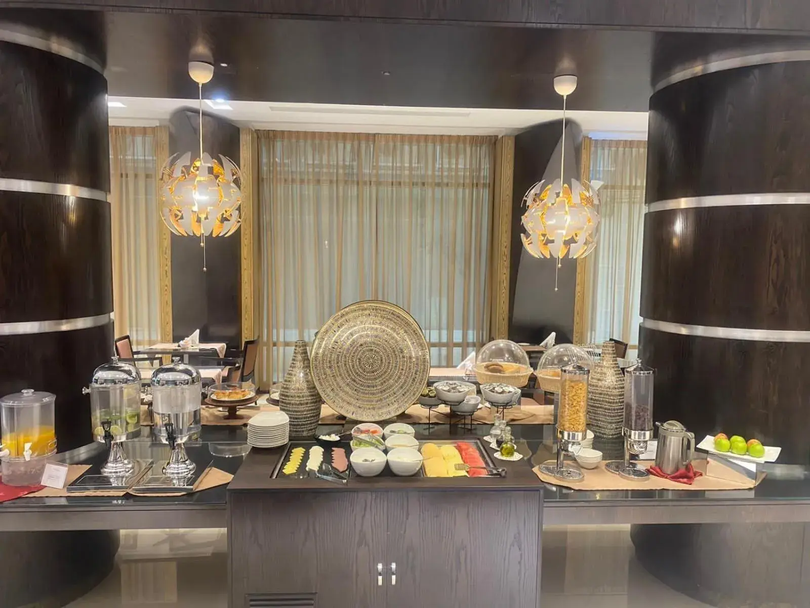 Buffet breakfast in Al Majaz Premiere Hotel Apartments Buffet breakfast in Al Majaz Premiere Hotel Apartments