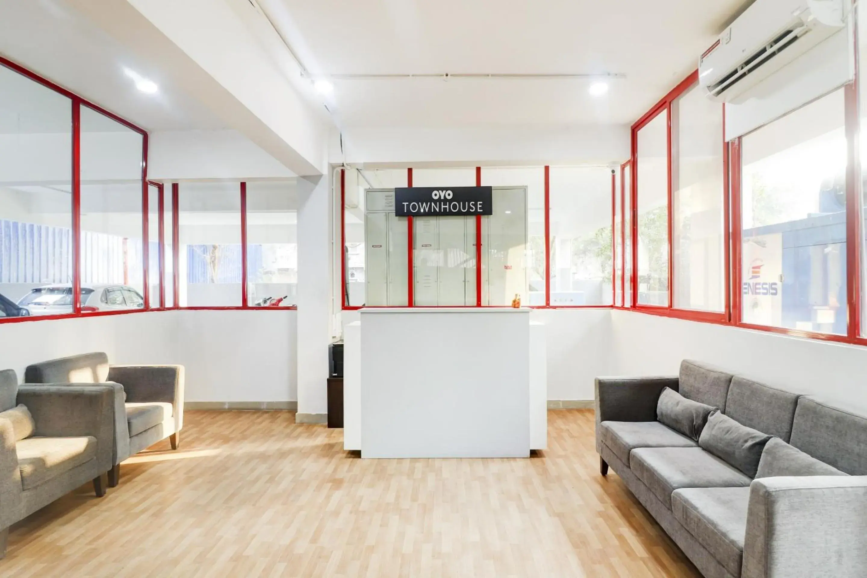 Lobby or reception in Townhouse Madhapur Near Shilparamam Lobby or reception in Townhouse Madhapur Near Shilparamam