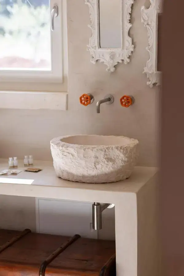 Bathroom in Borgo Del Tempo Ritrovato - Luxury Relais in Puglia Bathroom in Borgo Del Tempo Ritrovato - Luxury Relais in Puglia