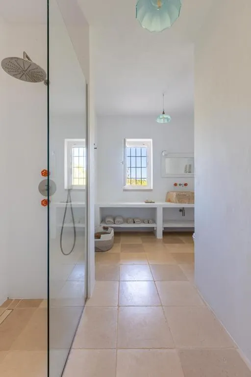 Bathroom, Bed in Borgo Del Tempo Ritrovato - Luxury Relais in Puglia
