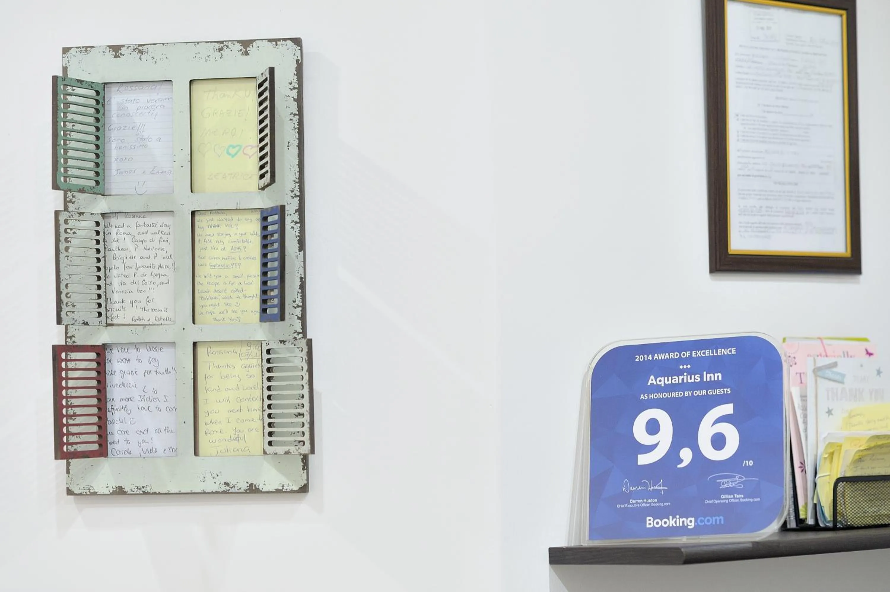 Lobby or reception in Aquarius Inn