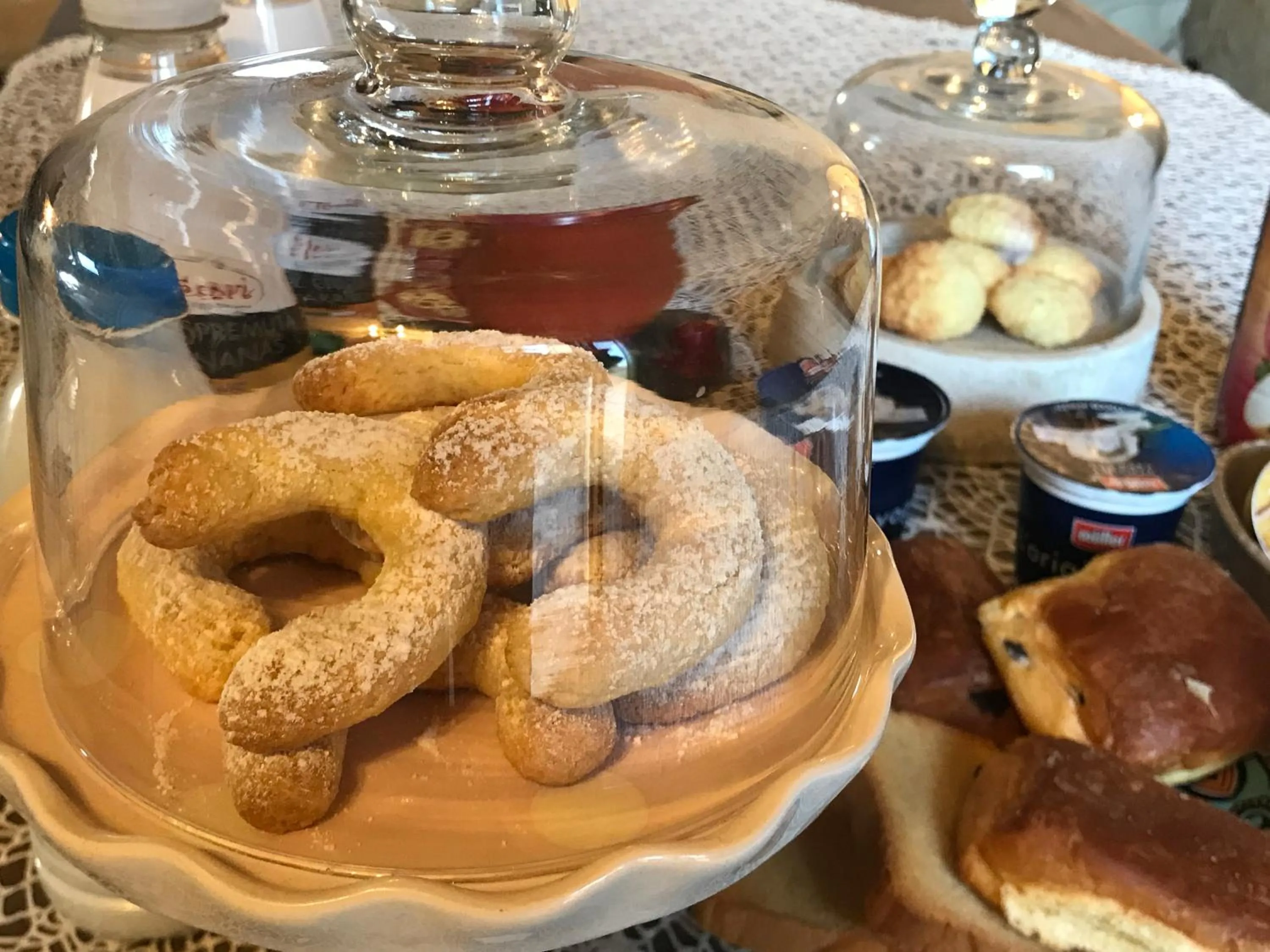 Italian breakfast in Aquarius Inn