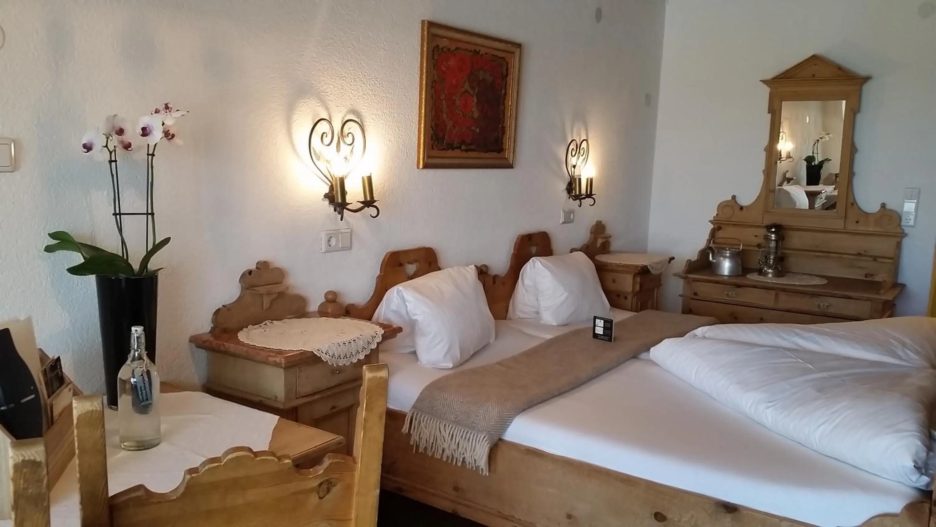 Bedroom, Bed in Alp Art Hotel Götzens