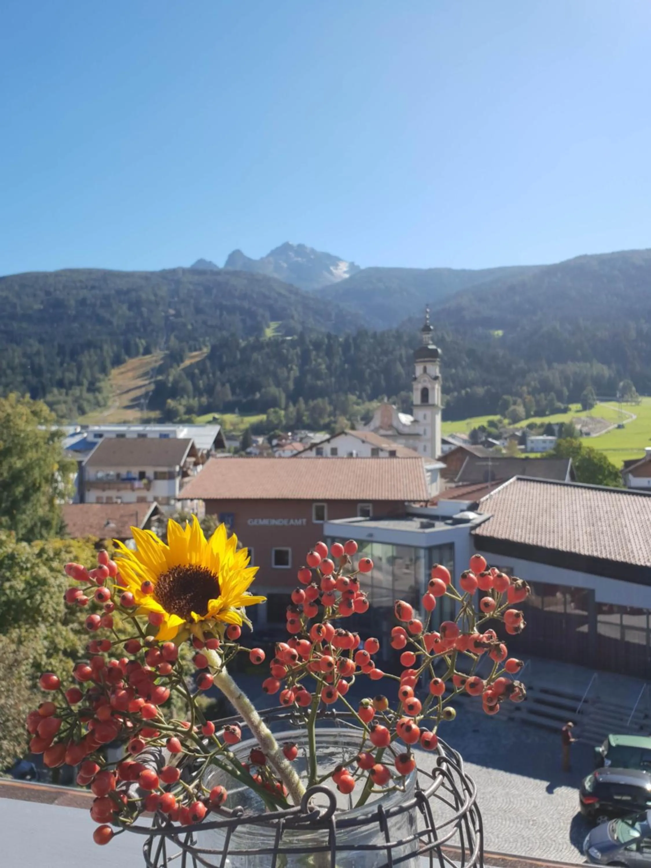 Balcony/Terrace in Alp Art Hotel Götzens