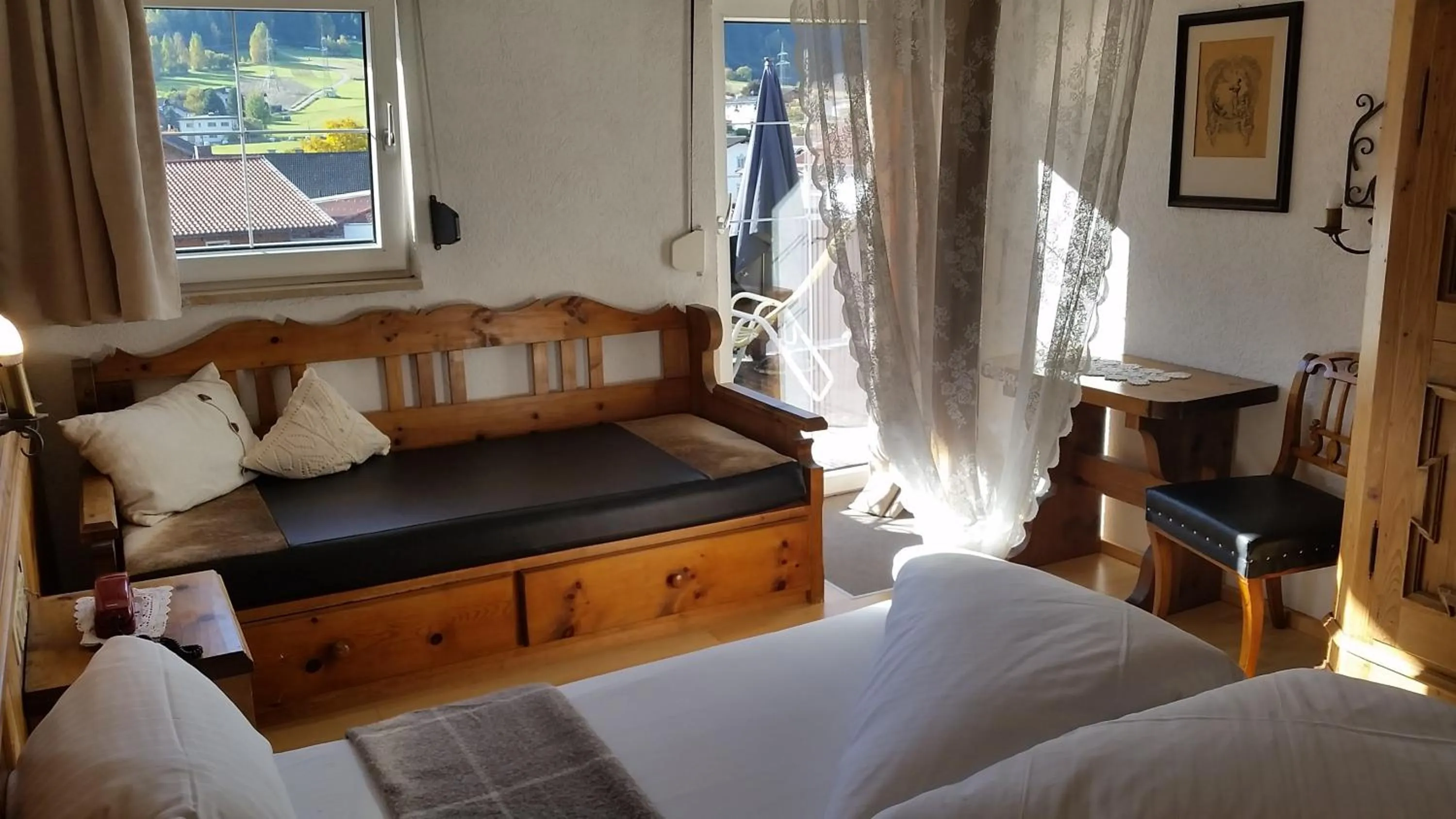 Bedroom, Bed in Alp Art Hotel Götzens