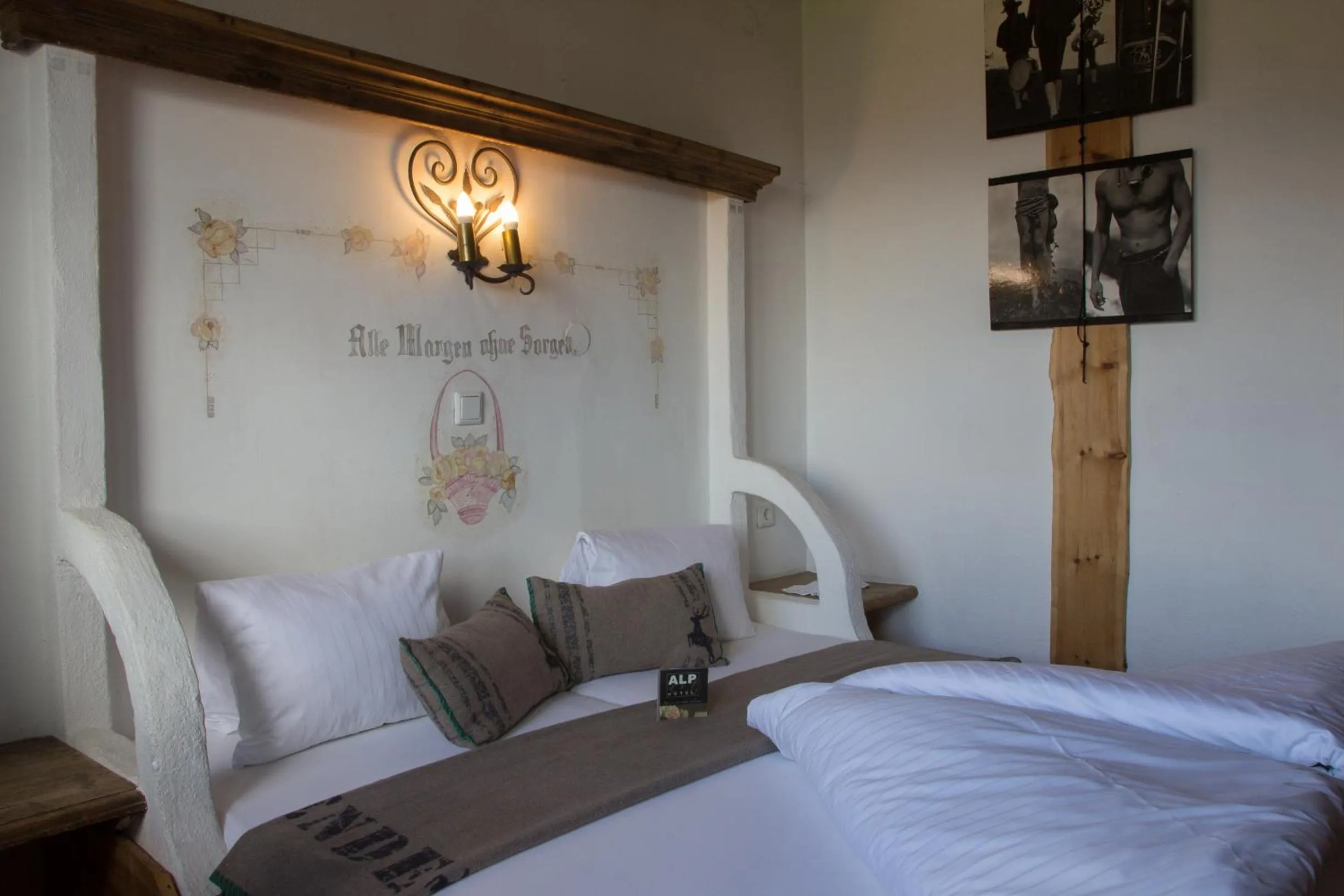 Bedroom, Bed in Alp Art Hotel Götzens