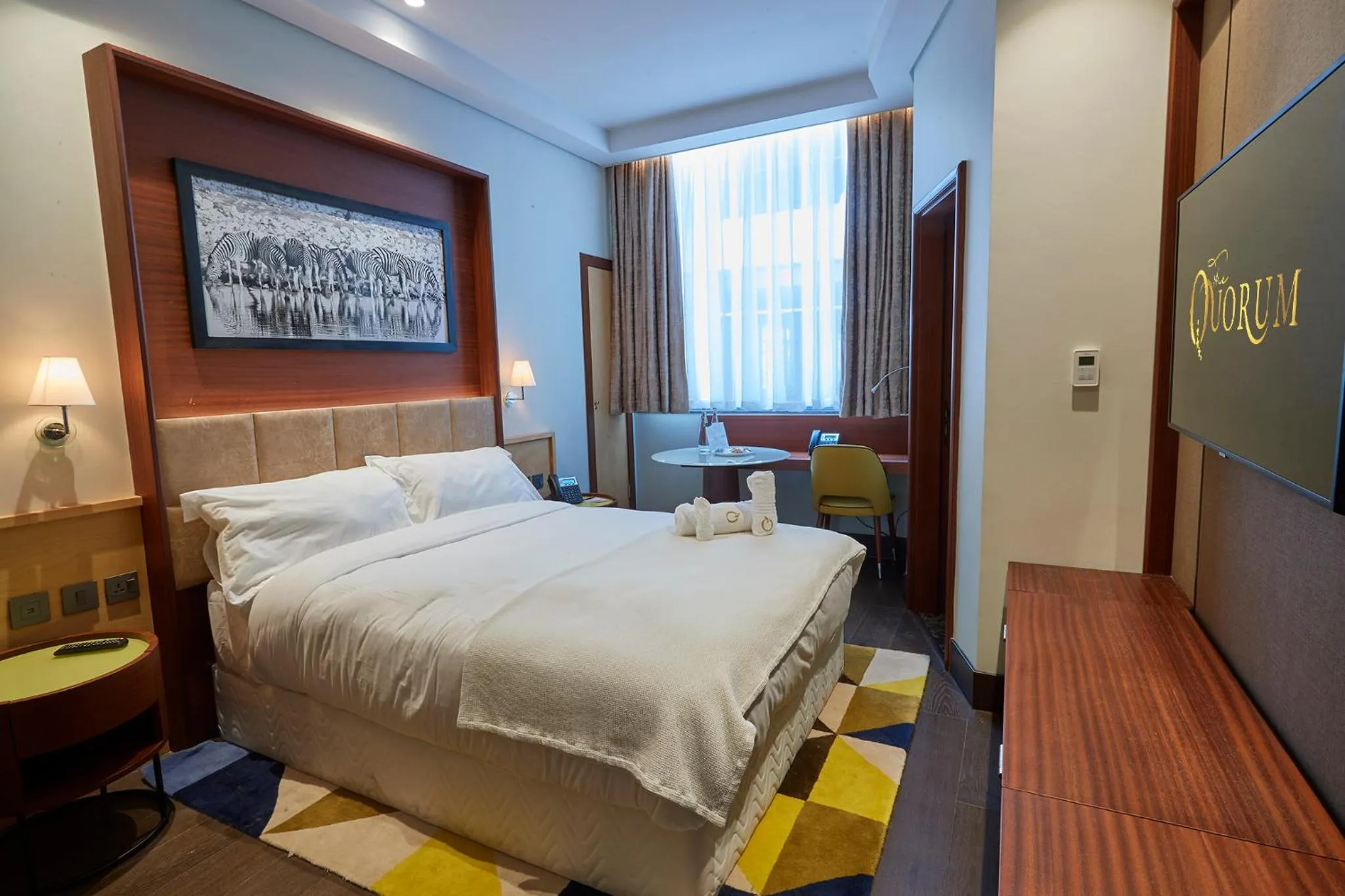 Bedroom, Bed in The Quorum