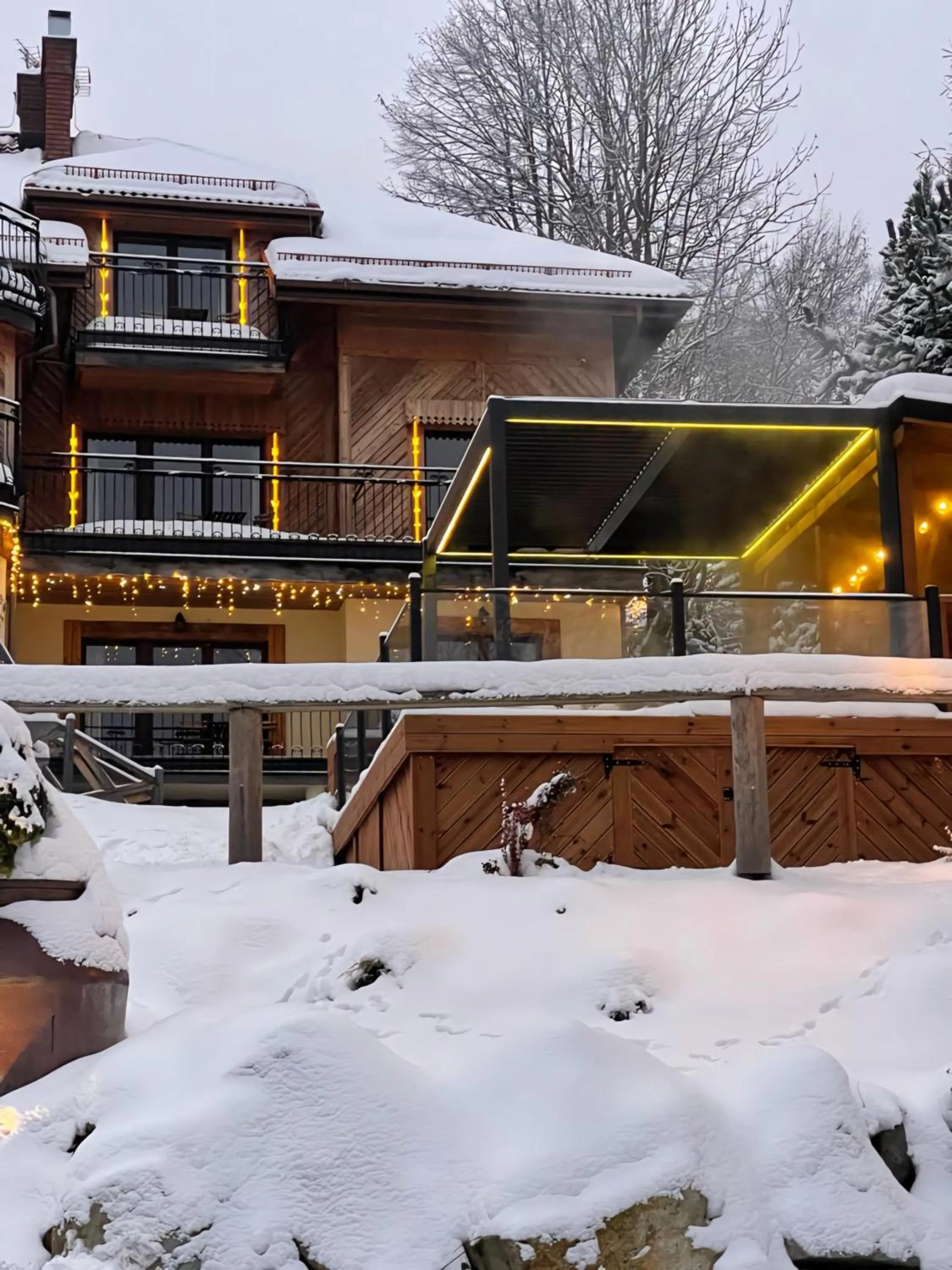 Property building in Beskidzkie Tarasy
