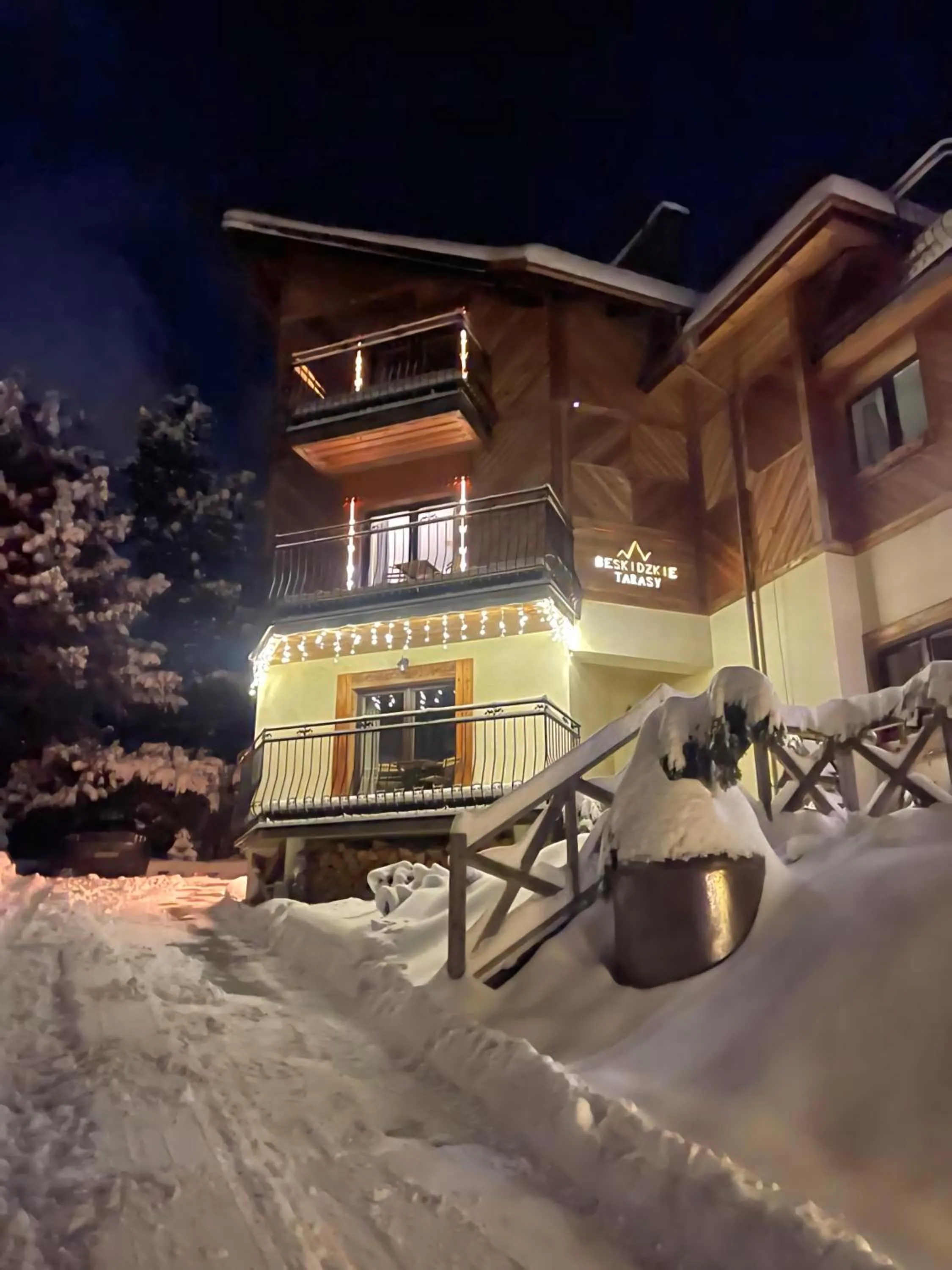 Property building in Beskidzkie Tarasy
