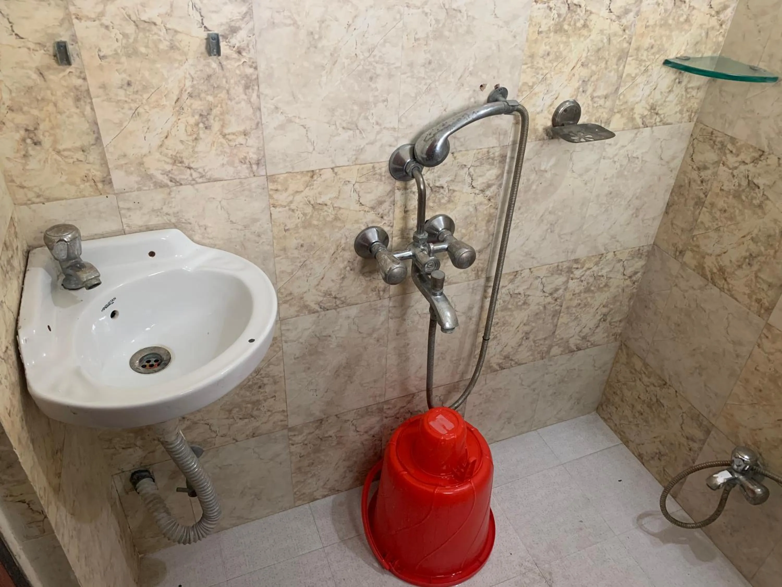 Bathroom in JK Rooms 147 Lions - Koradi Nagpur