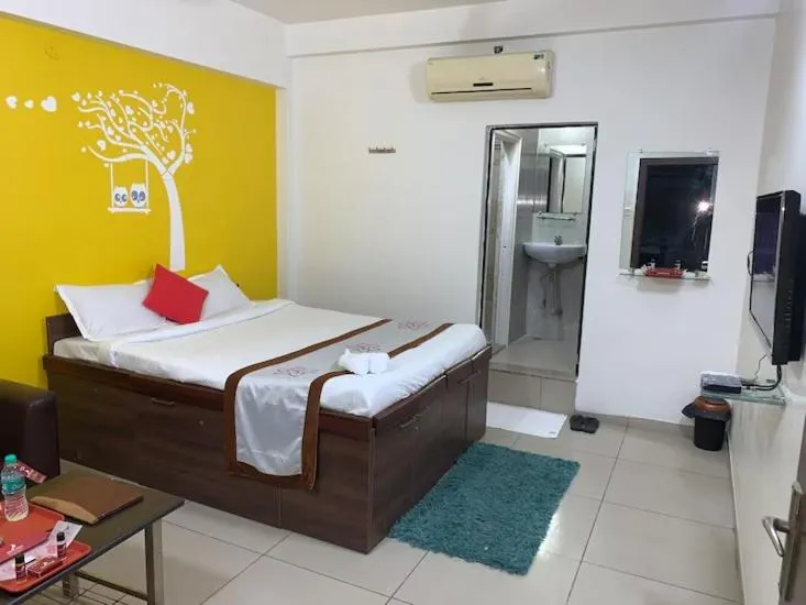 Bedroom, Bed in Hotel JK Lions - Koradi Road Nagpur