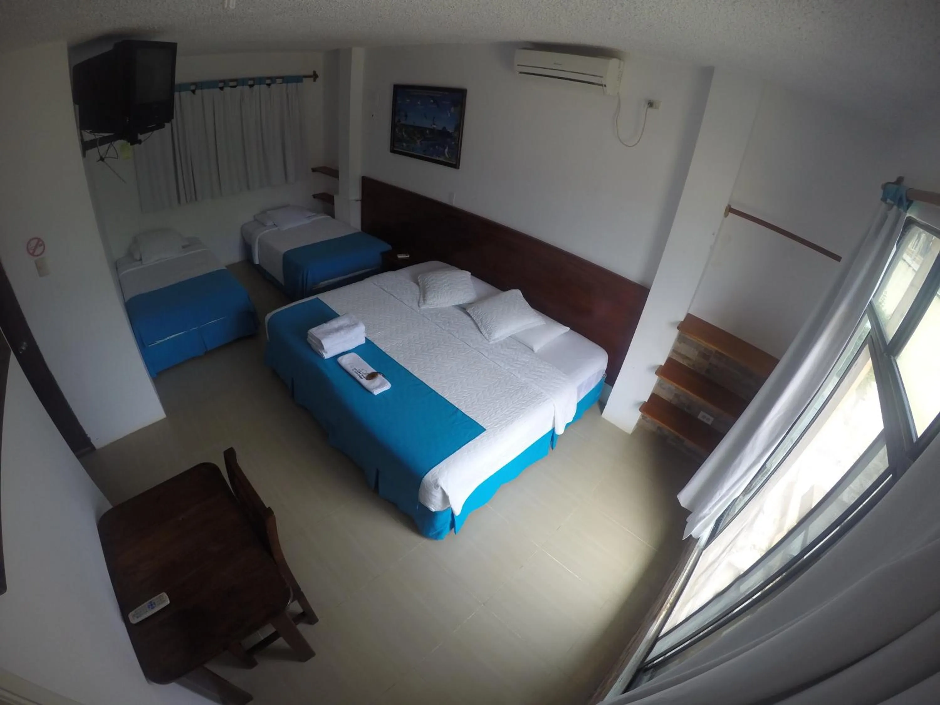 Bedroom, Bed in Hotel LA GRAN TORTUGA - ᯤ STARLINK