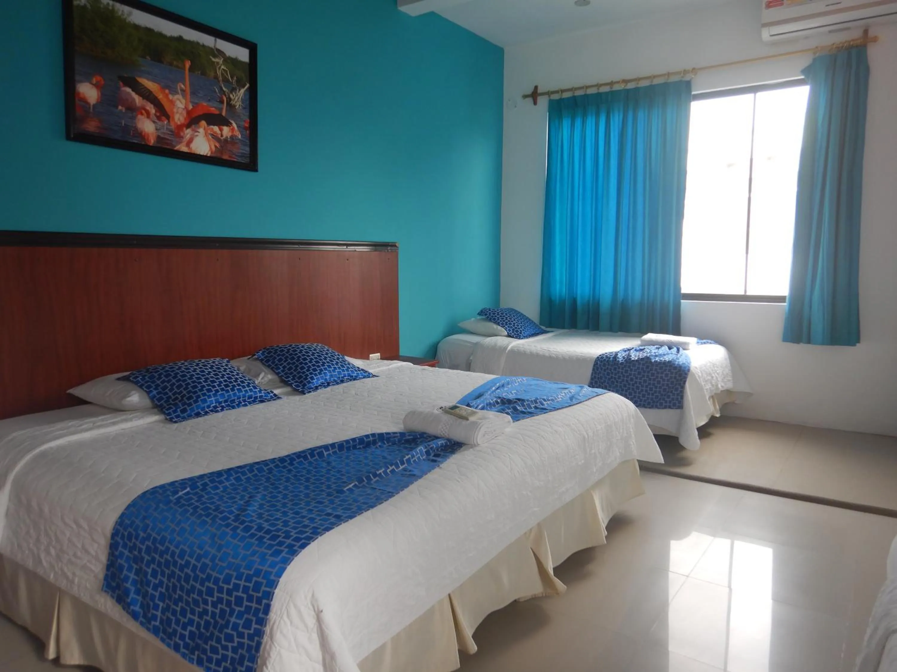 Bed in Hotel LA GRAN TORTUGA - ᯤ STARLINK