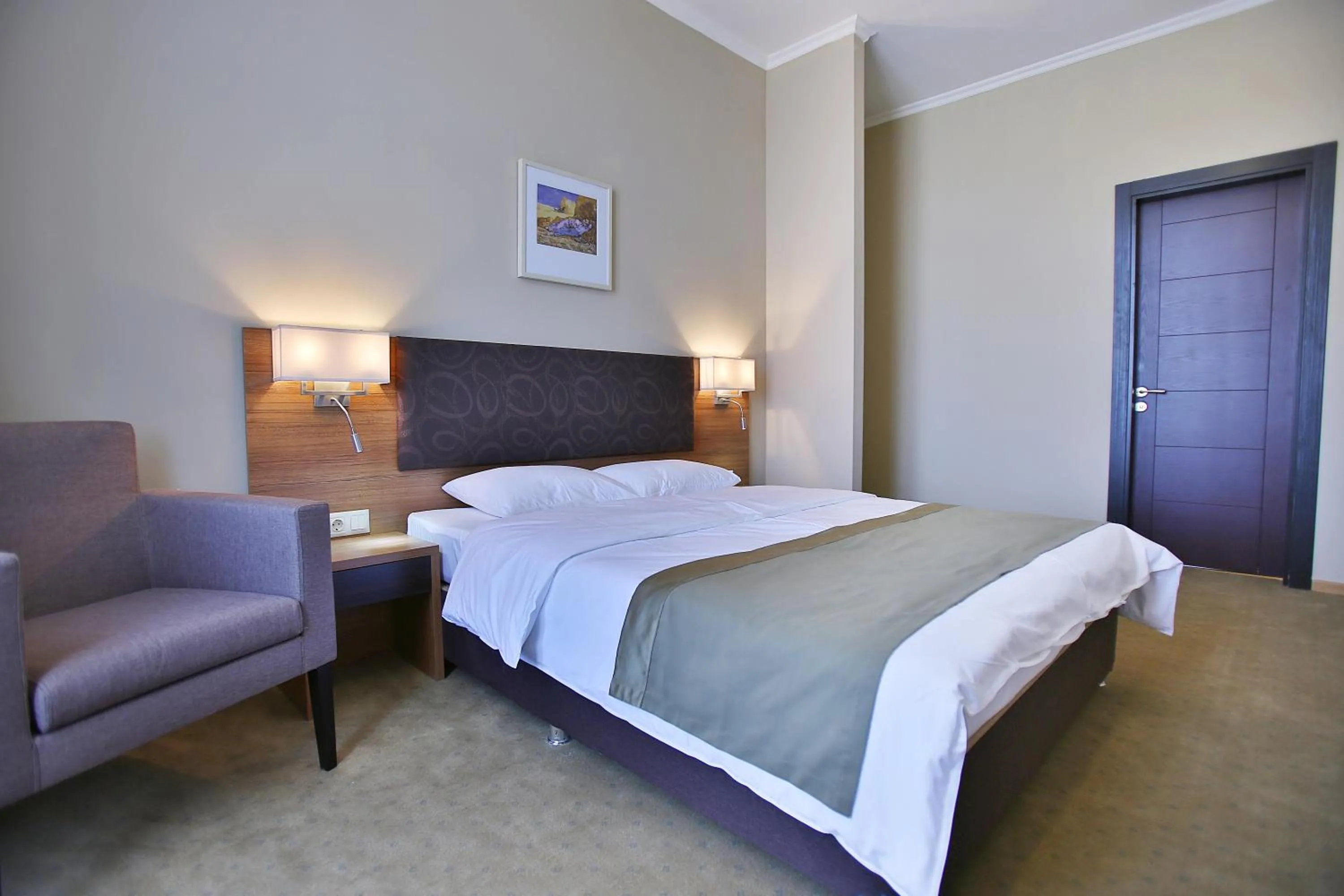 Bedroom, Bed in Tskaltubo Plaza Hotel