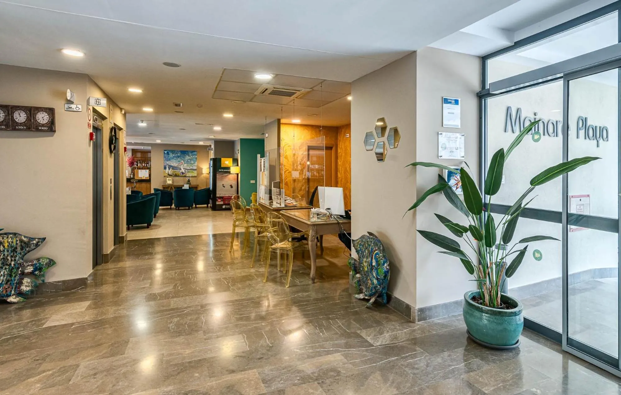 Lobby or reception in Hotel Mainare Playa
