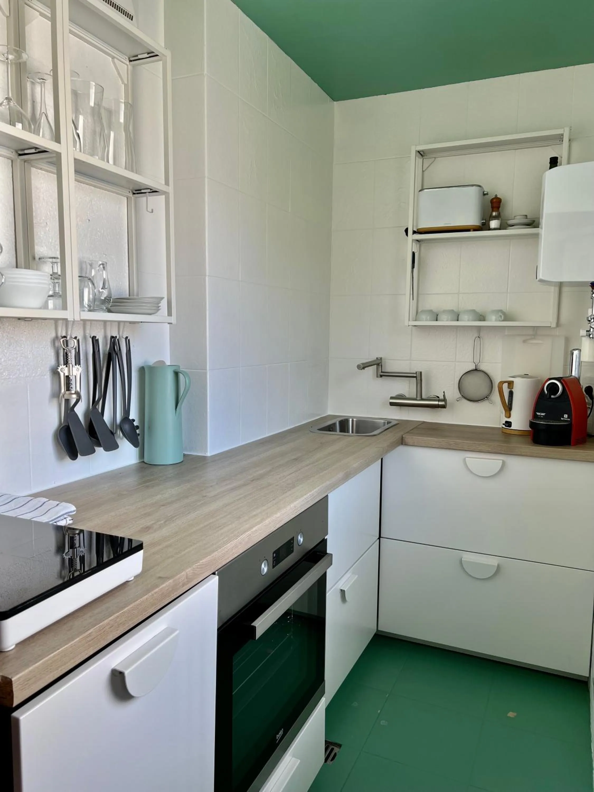 Kitchen or kitchenette in Dietrichsteinerhof Apartments & Rooms