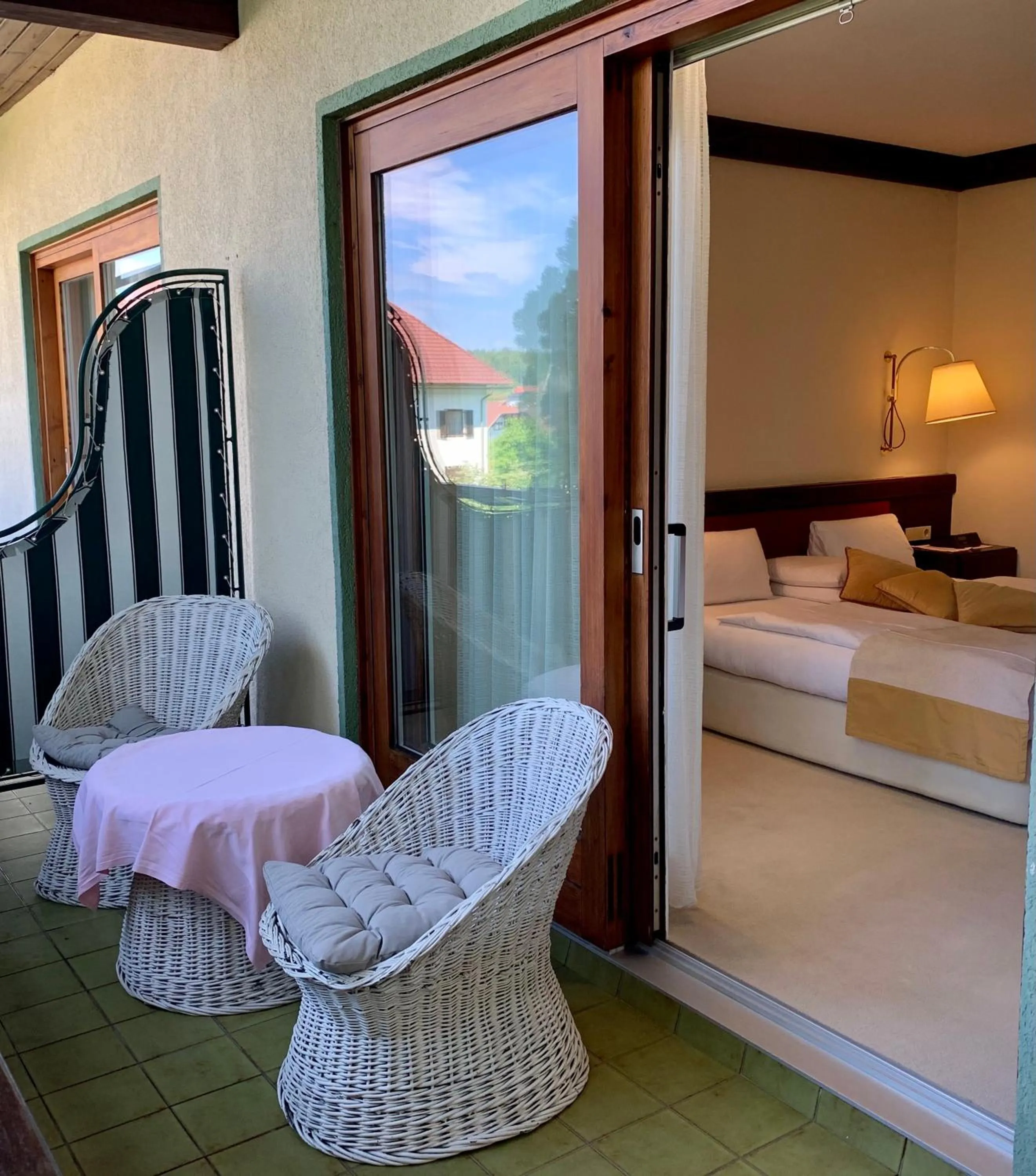 Balcony/Terrace, Bed in Dietrichsteinerhof Apartments & Rooms