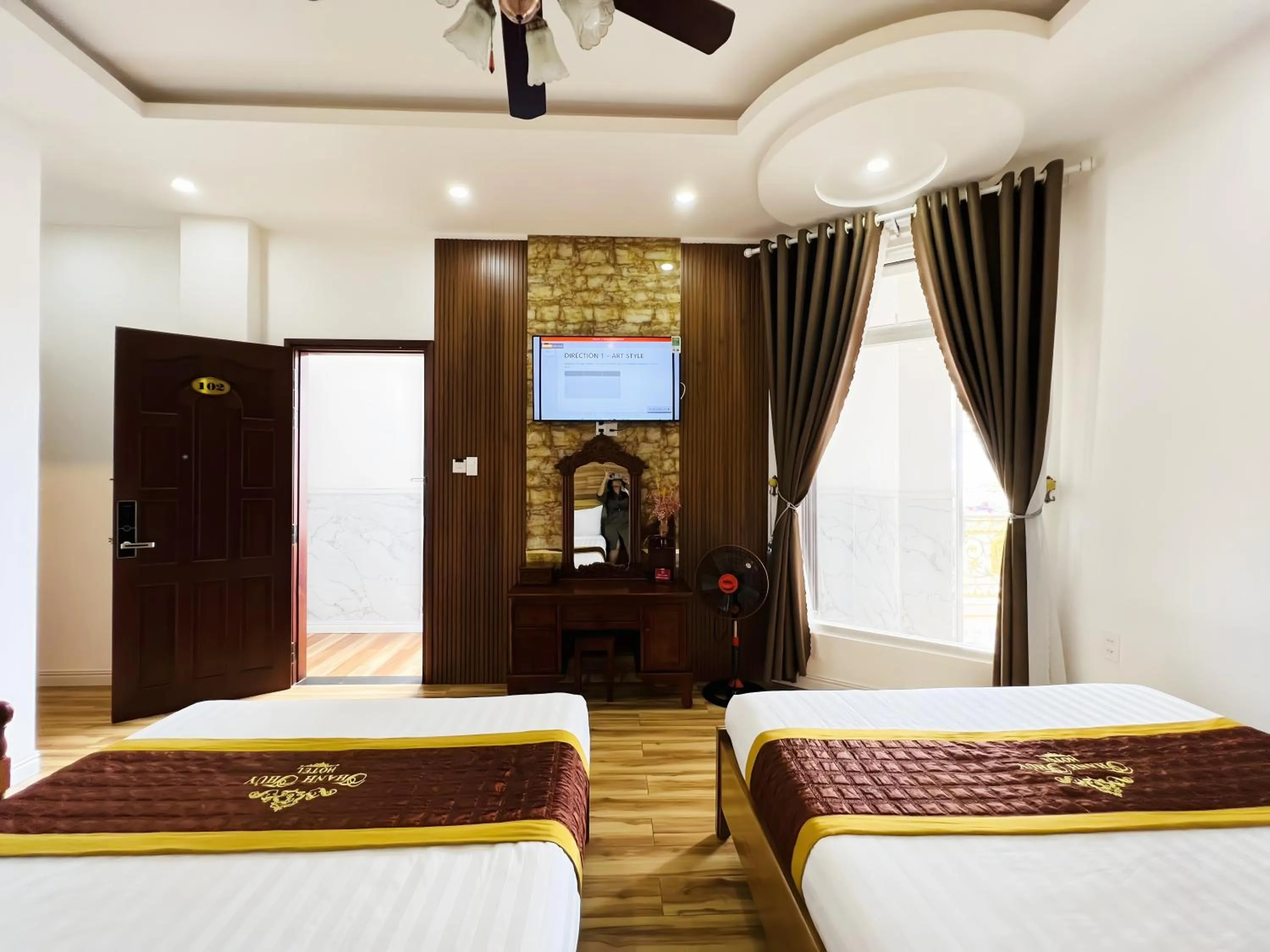 Bed in Thanh Thuy Hotel