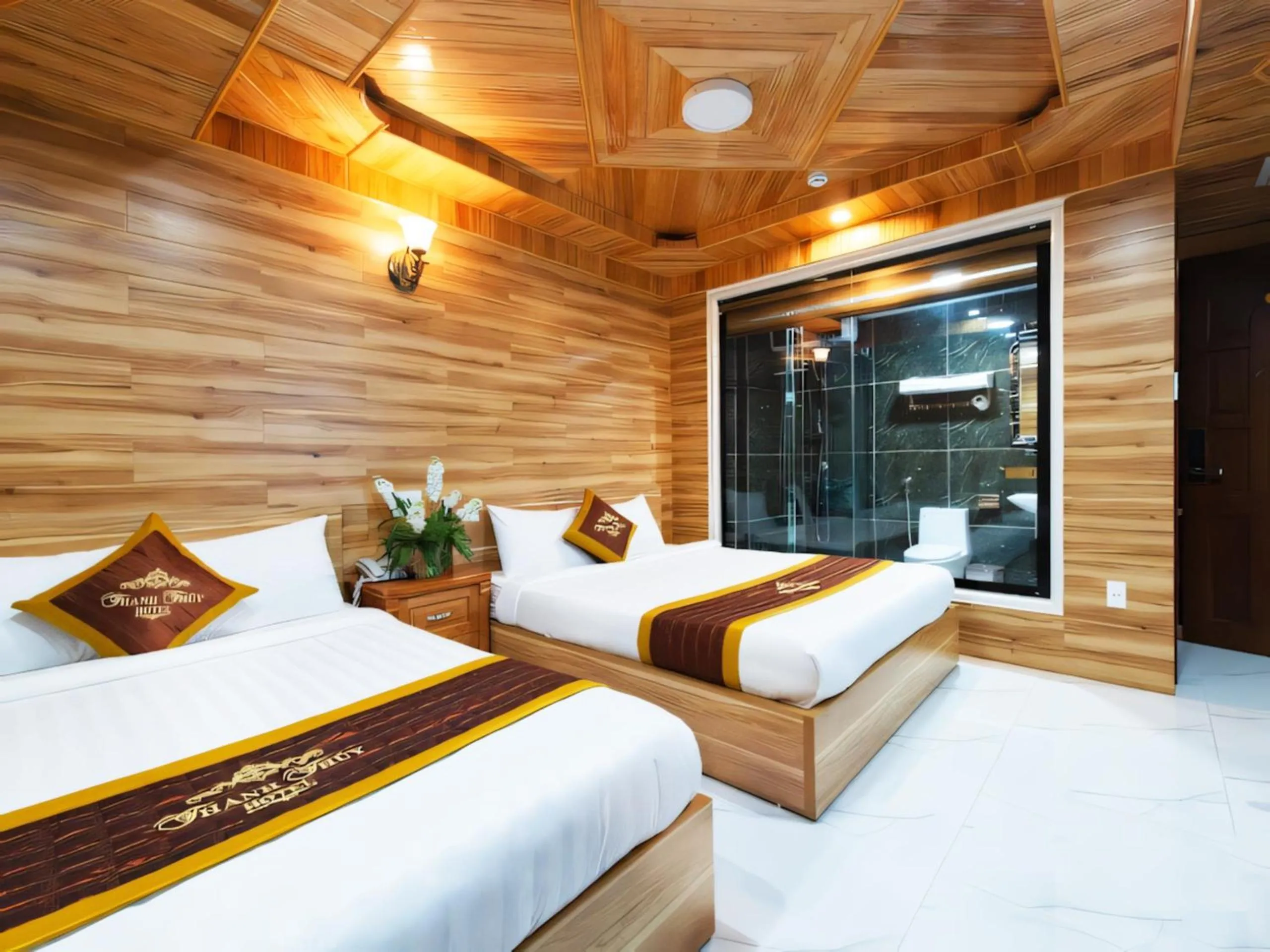 Bed in Thanh Thuy Hotel