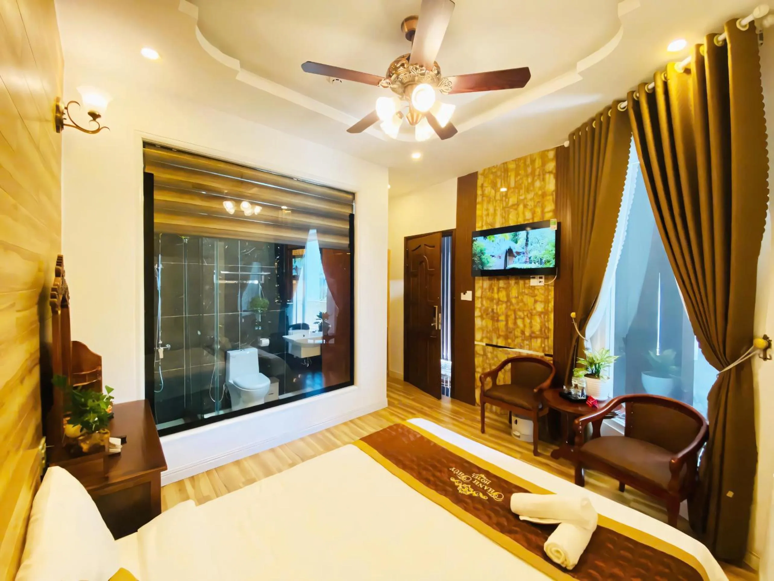 Bed in Thanh Thuy Hotel