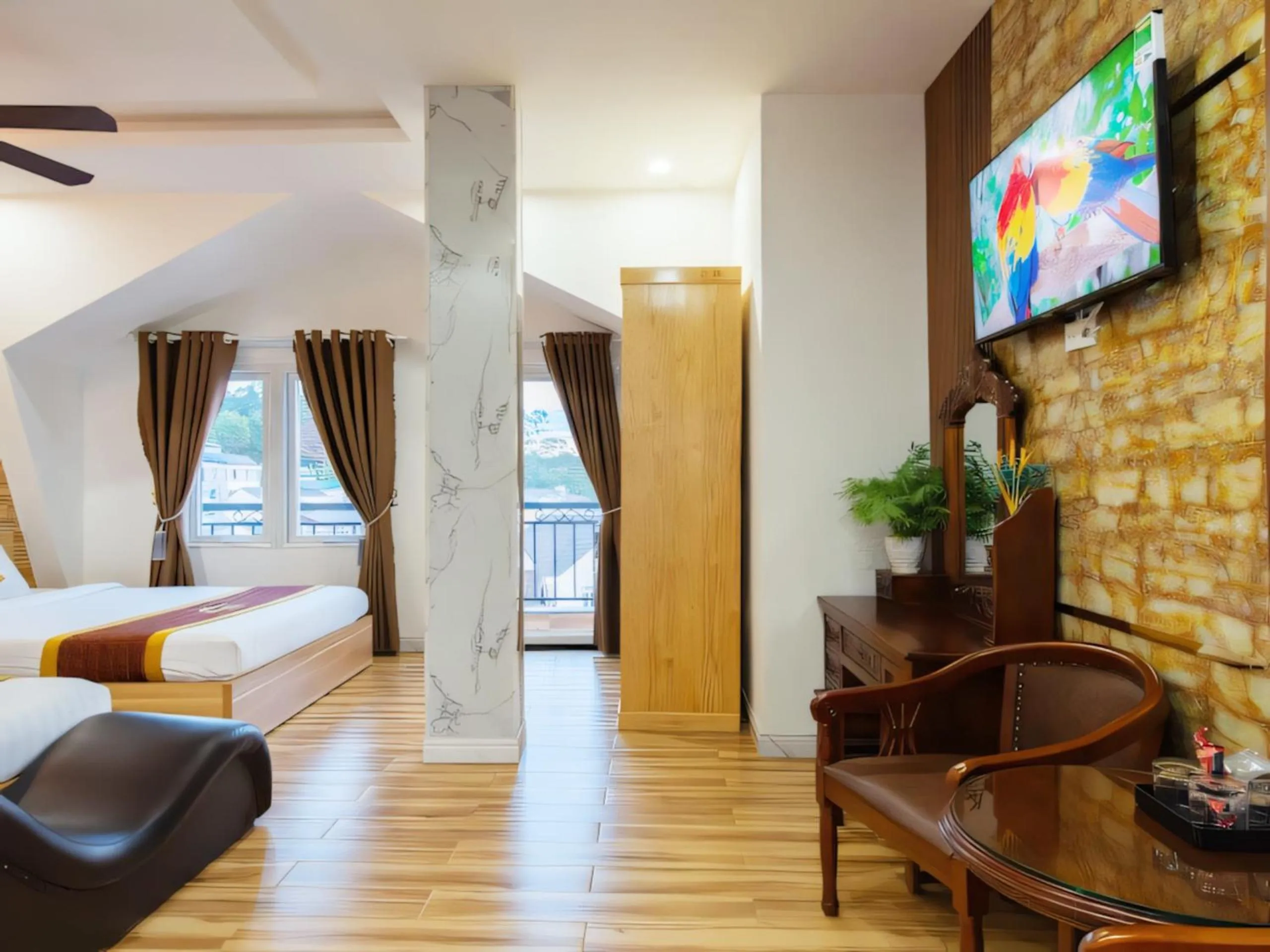 Bed in Thanh Thuy Hotel