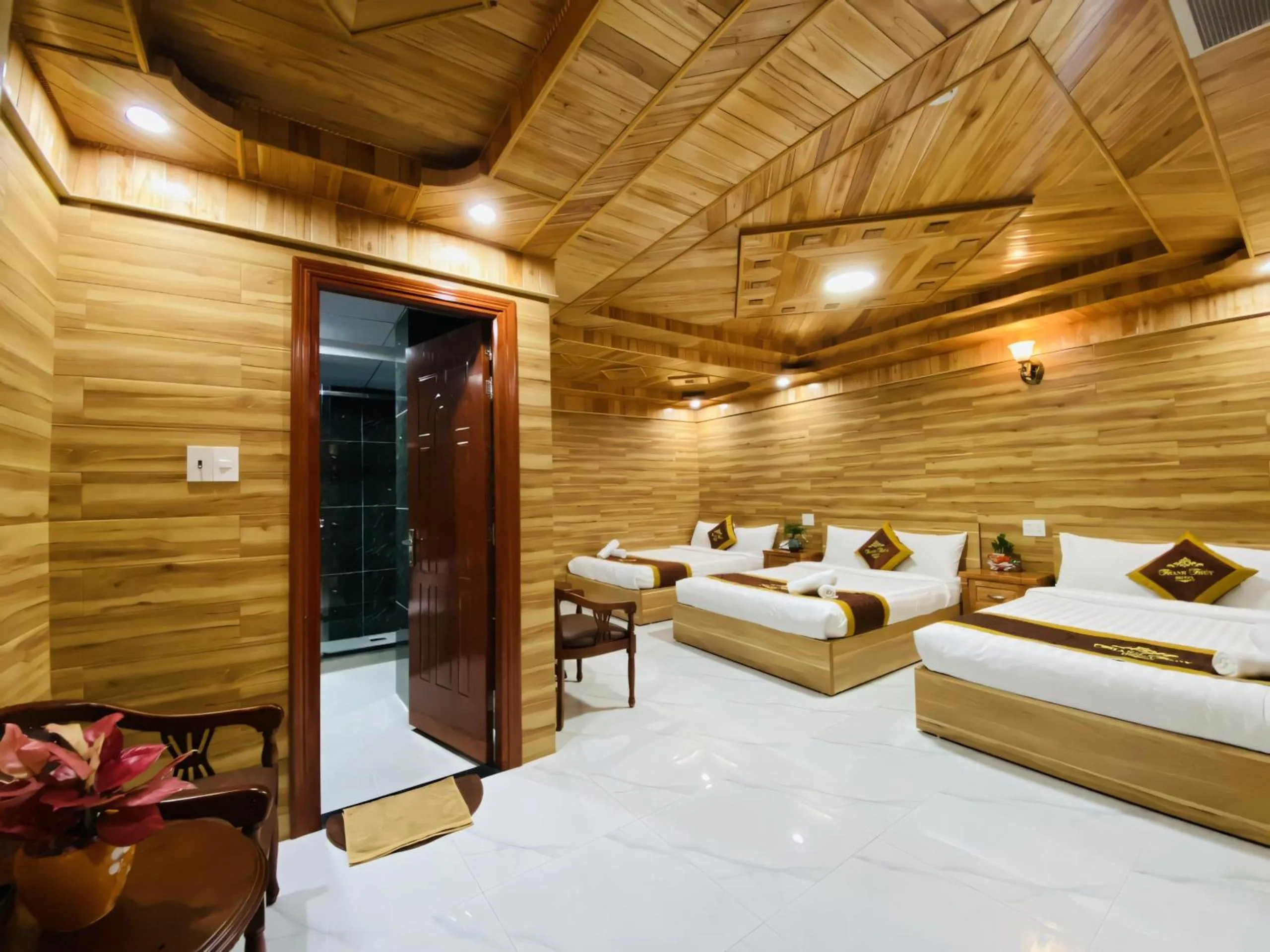 Bed in Thanh Thuy Hotel