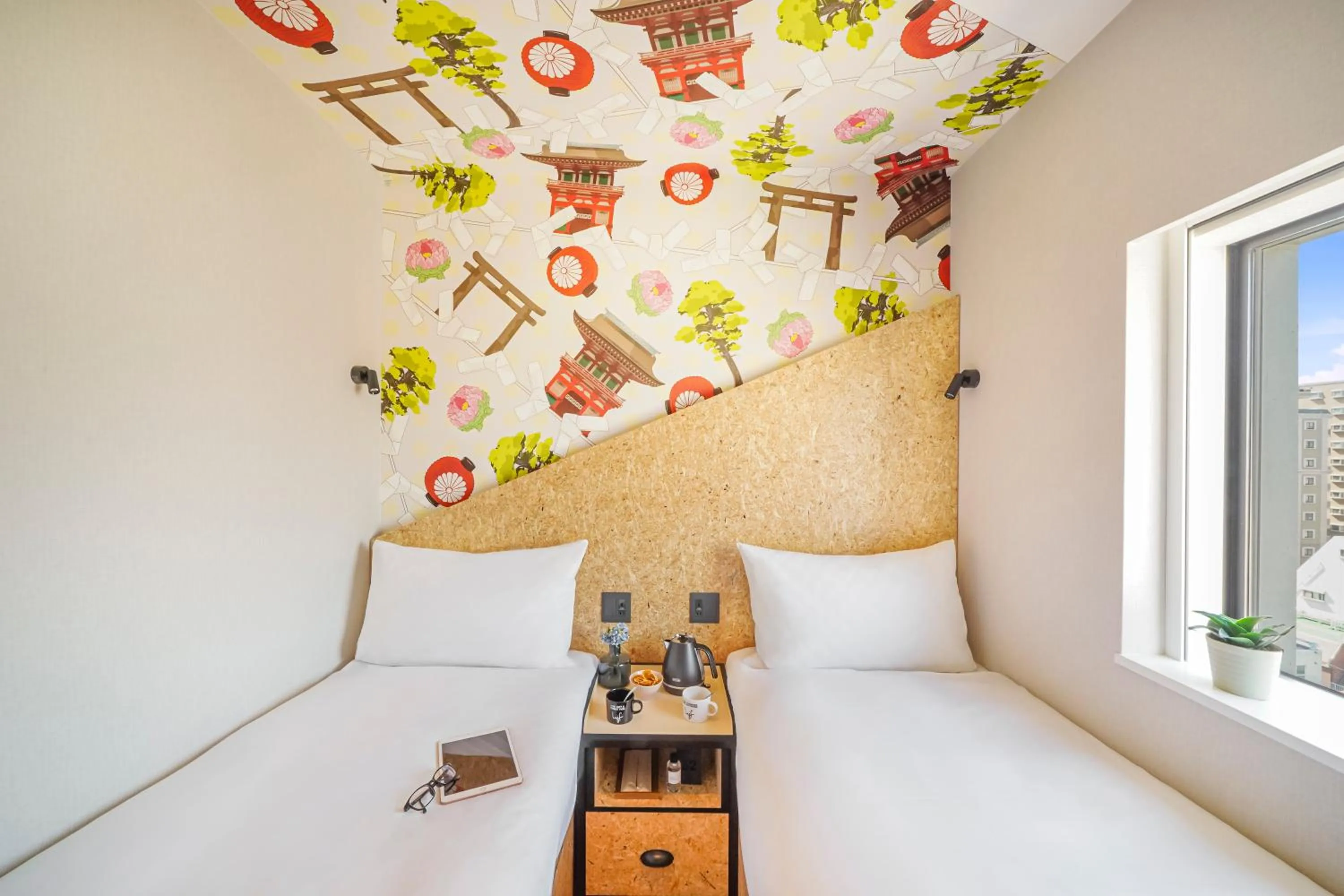 Bed in lyf Tenjin Fukuoka