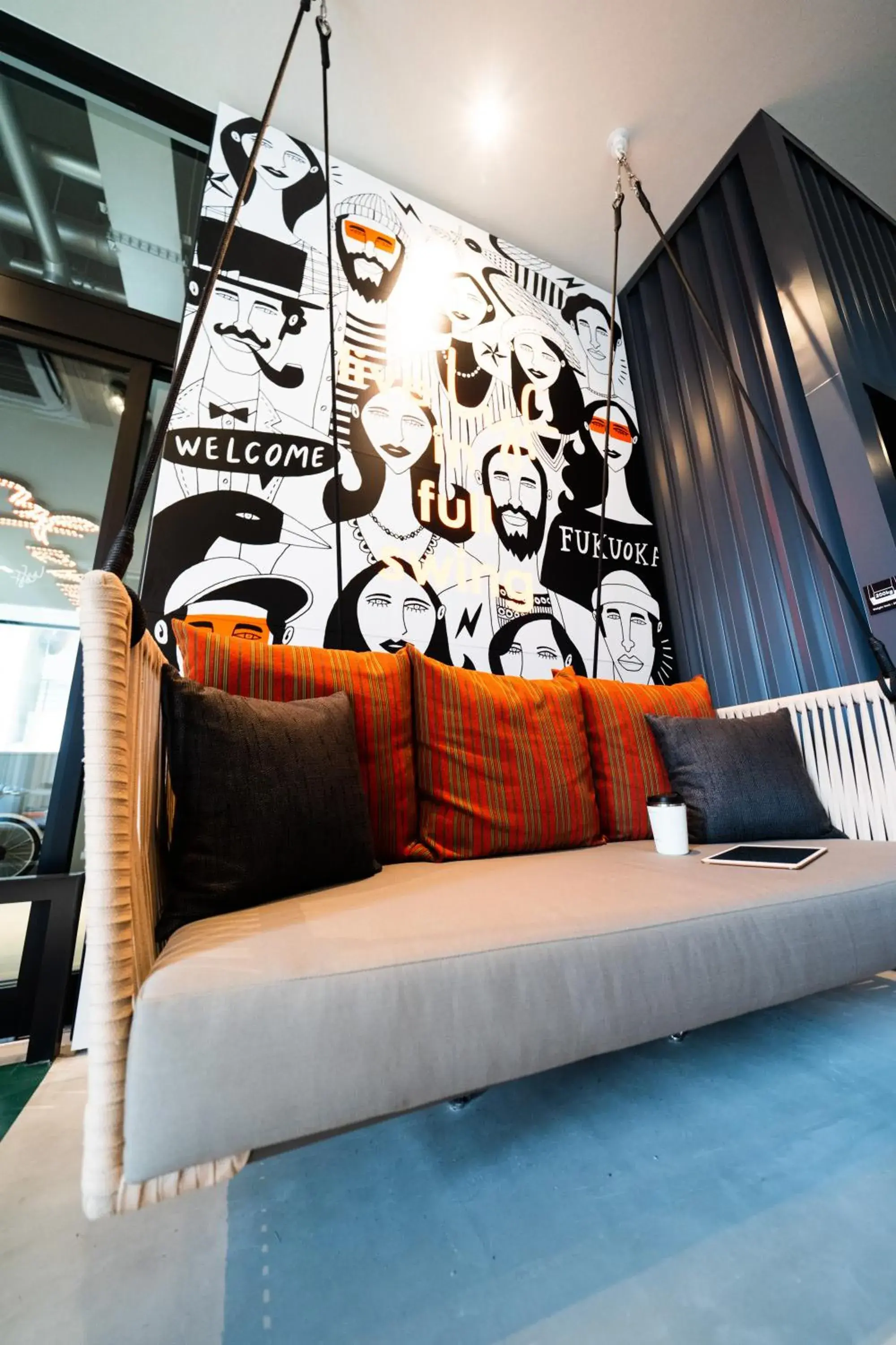 Lobby or reception in lyf Tenjin Fukuoka Lobby or reception in lyf Tenjin Fukuoka