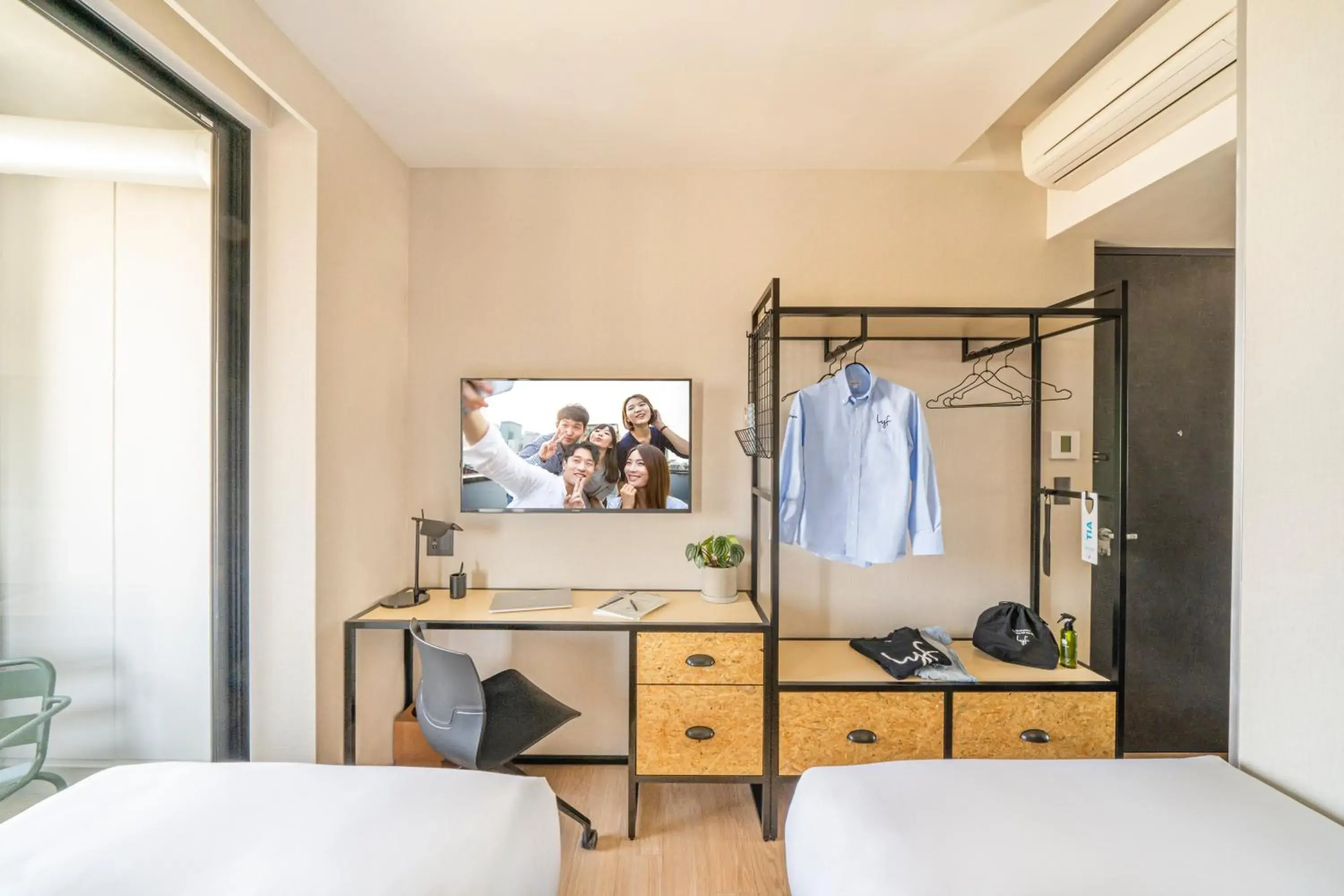 Bedroom, Bed in lyf Tenjin Fukuoka Bedroom, Bed in lyf Tenjin Fukuoka