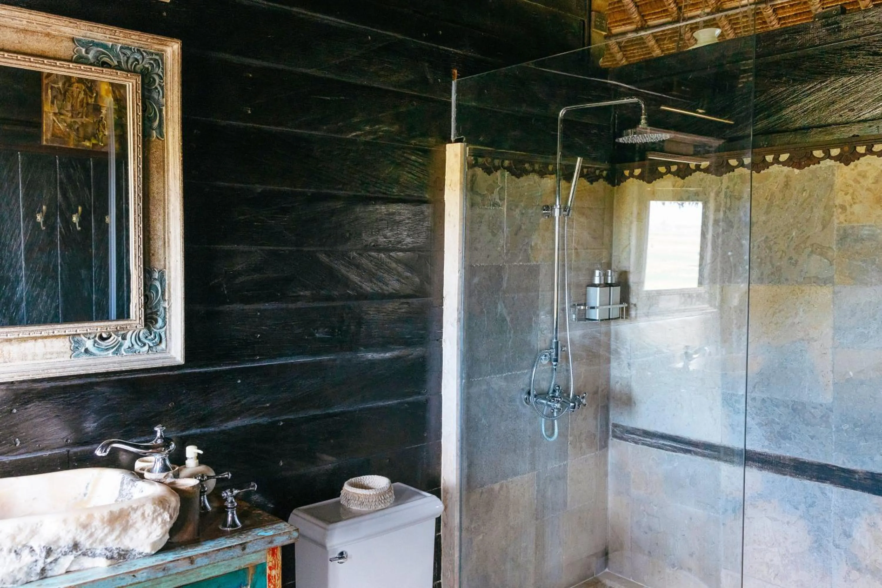 Shower in Most Exotic Villa Keong Tabanan