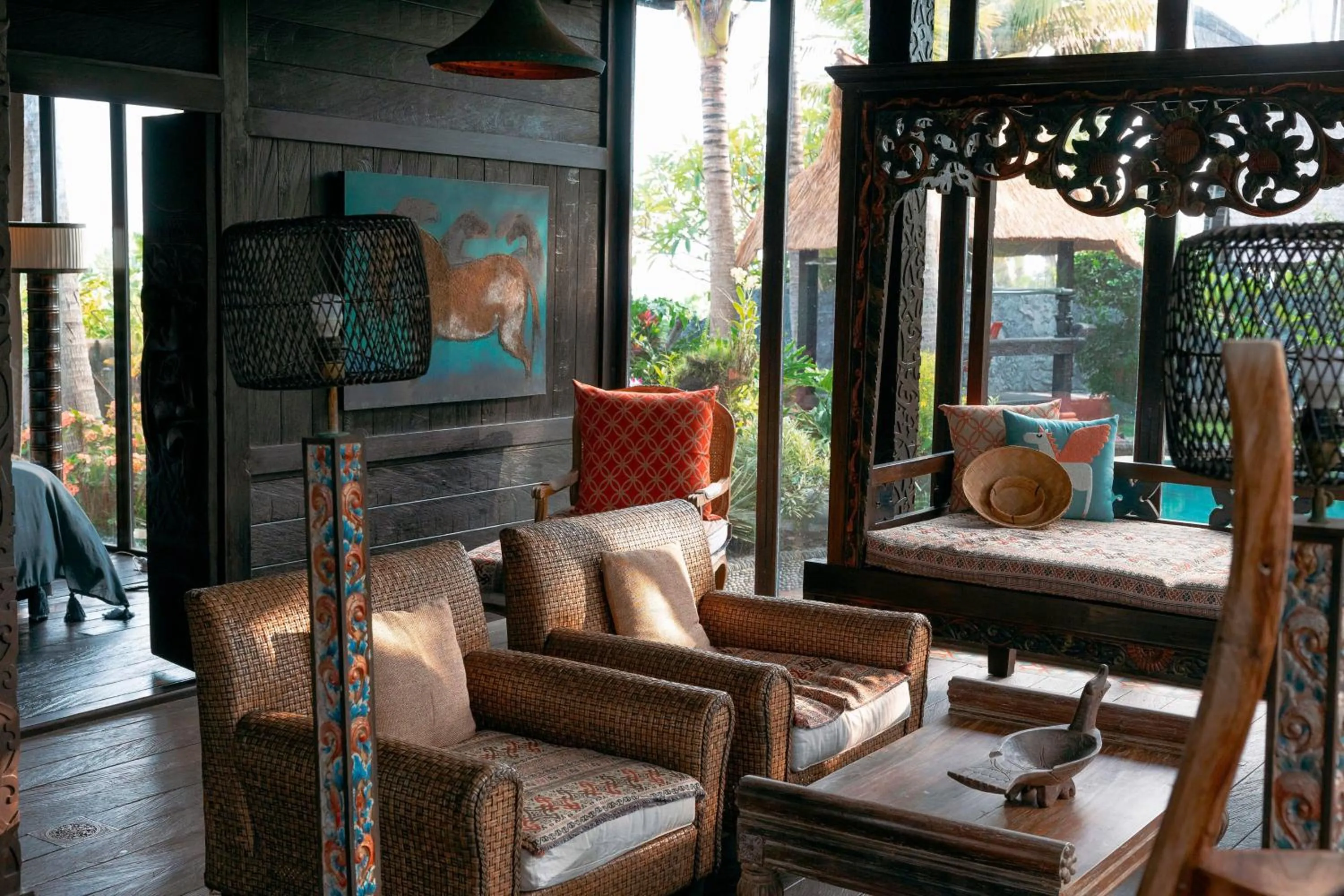 Living room in Most Exotic Villa Keong Tabanan