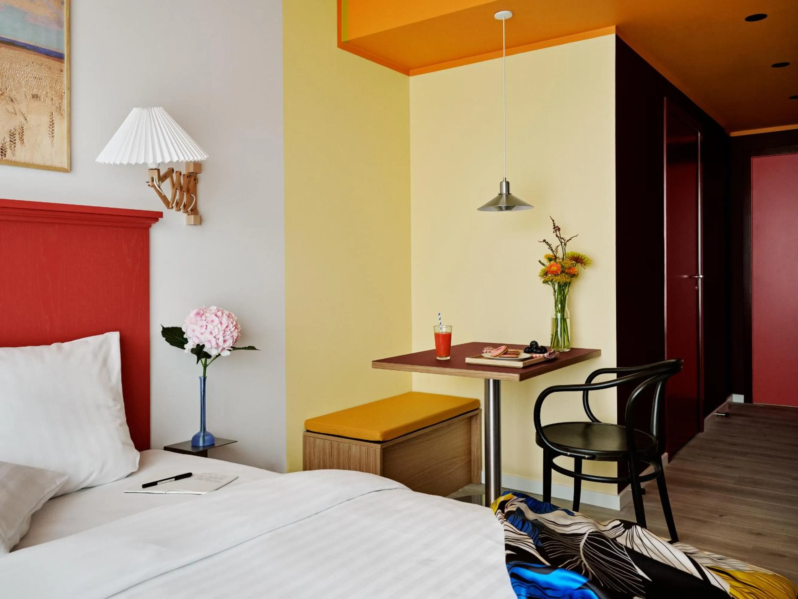 Bed in Dahei Apartment Hotel