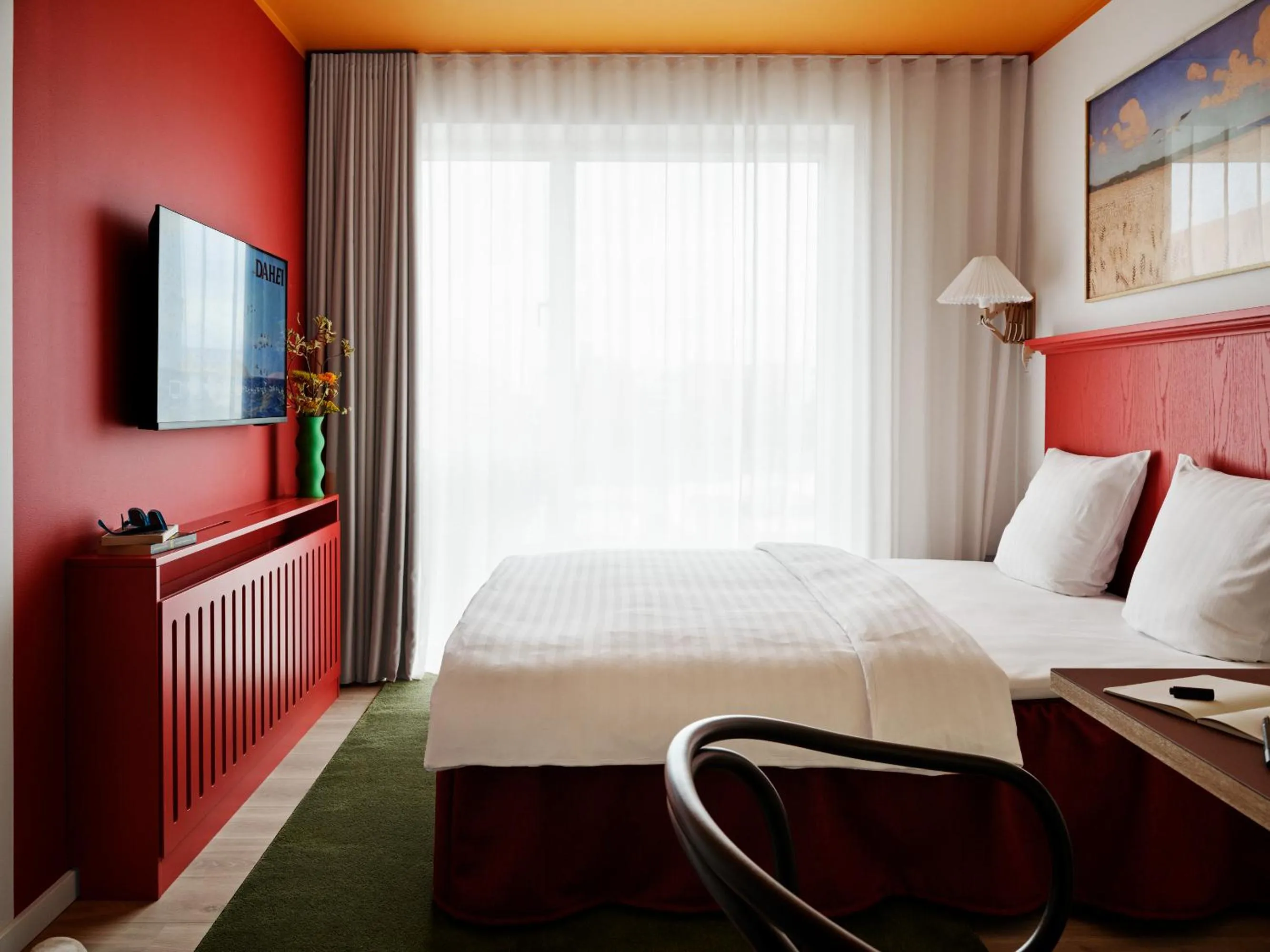 TV and multimedia, Bed in Dahei Apartment Hotel