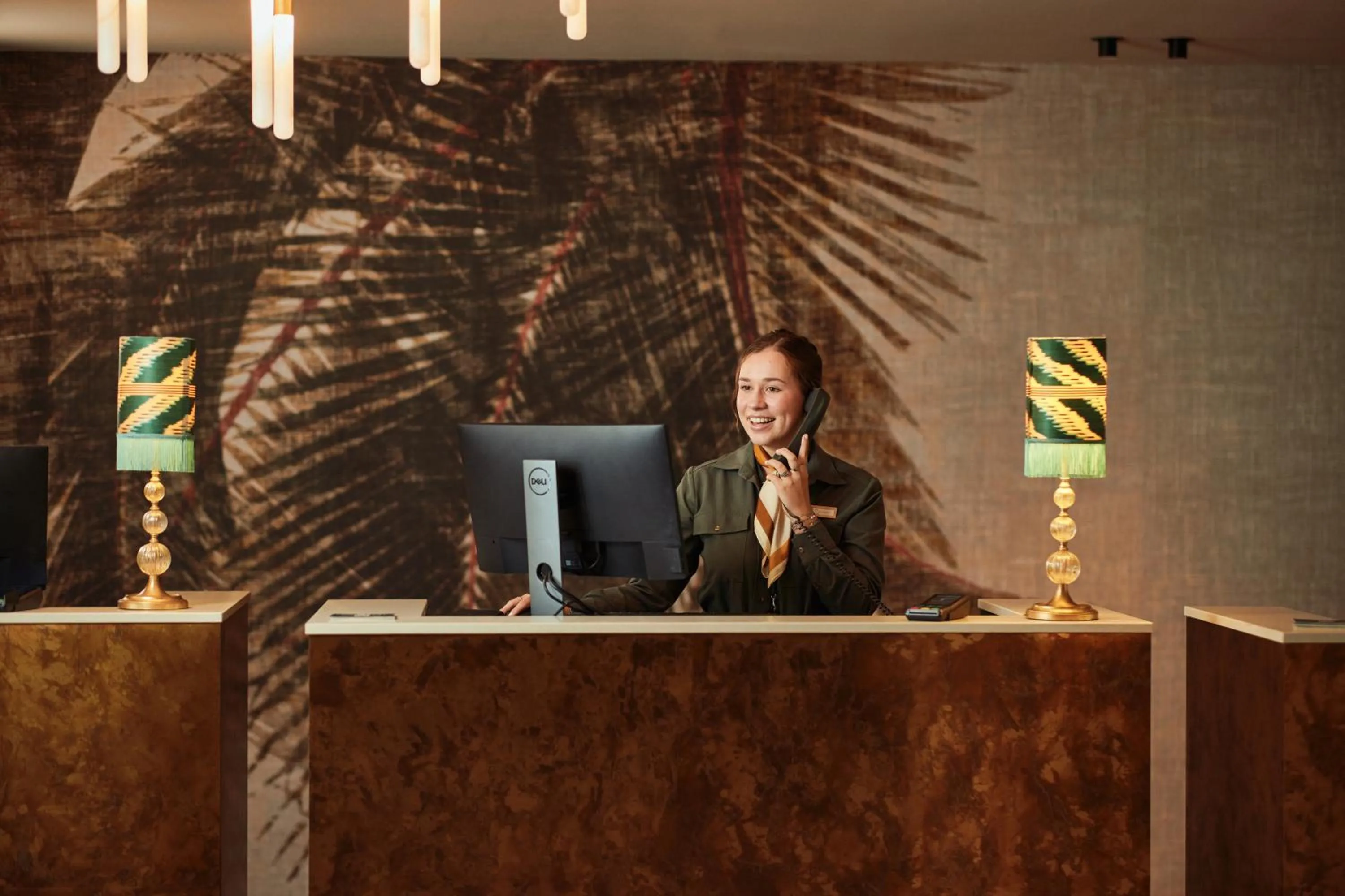 Lobby or reception in Van der Valk Hotel Gent