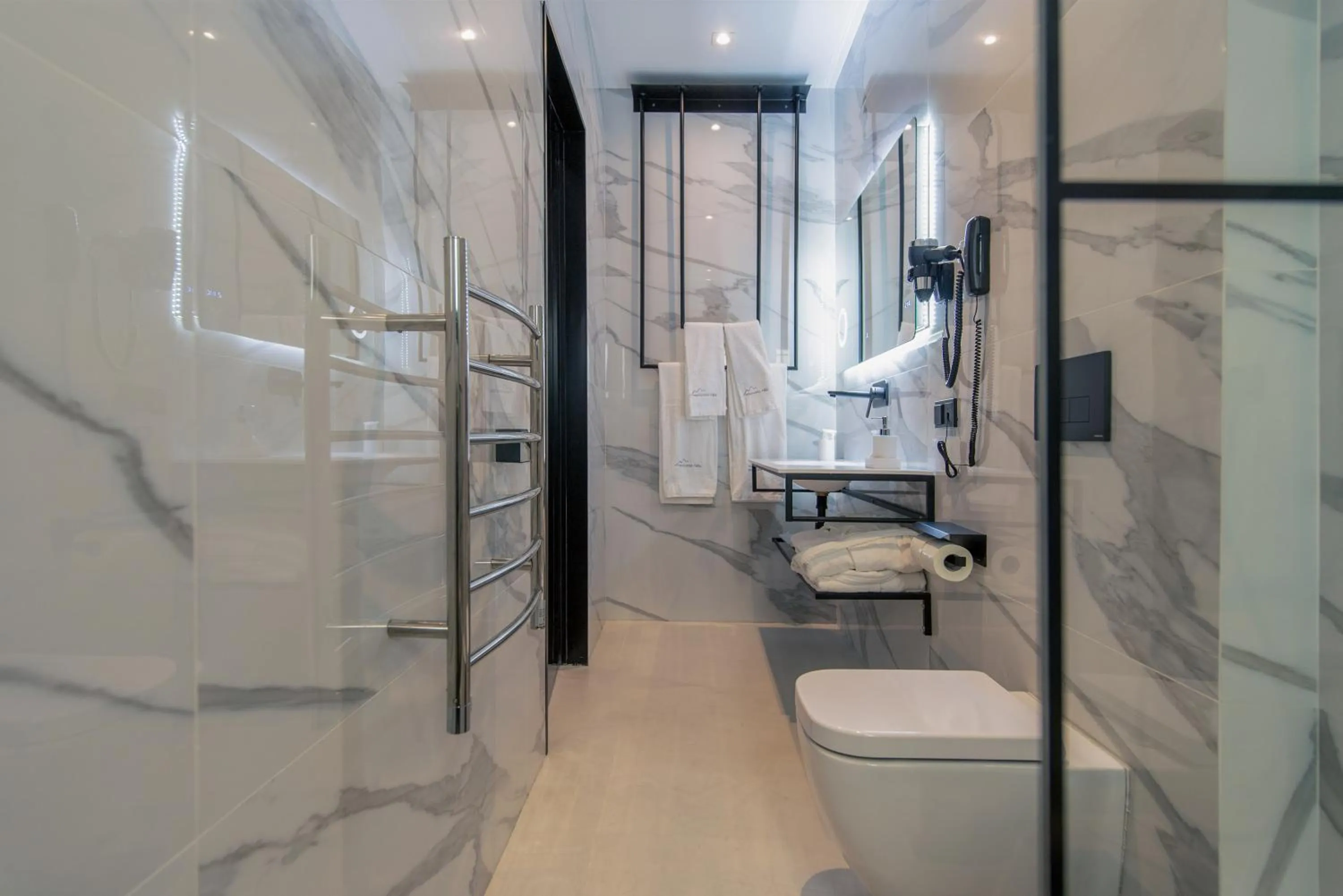 Bathroom in Central Boutique Hotel by naoussa hills adults only